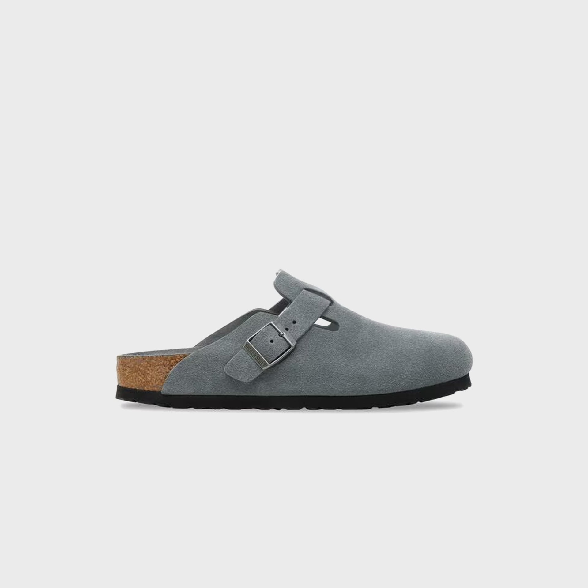 Birkenstock Boston Soft Footbed - Basalt Gray