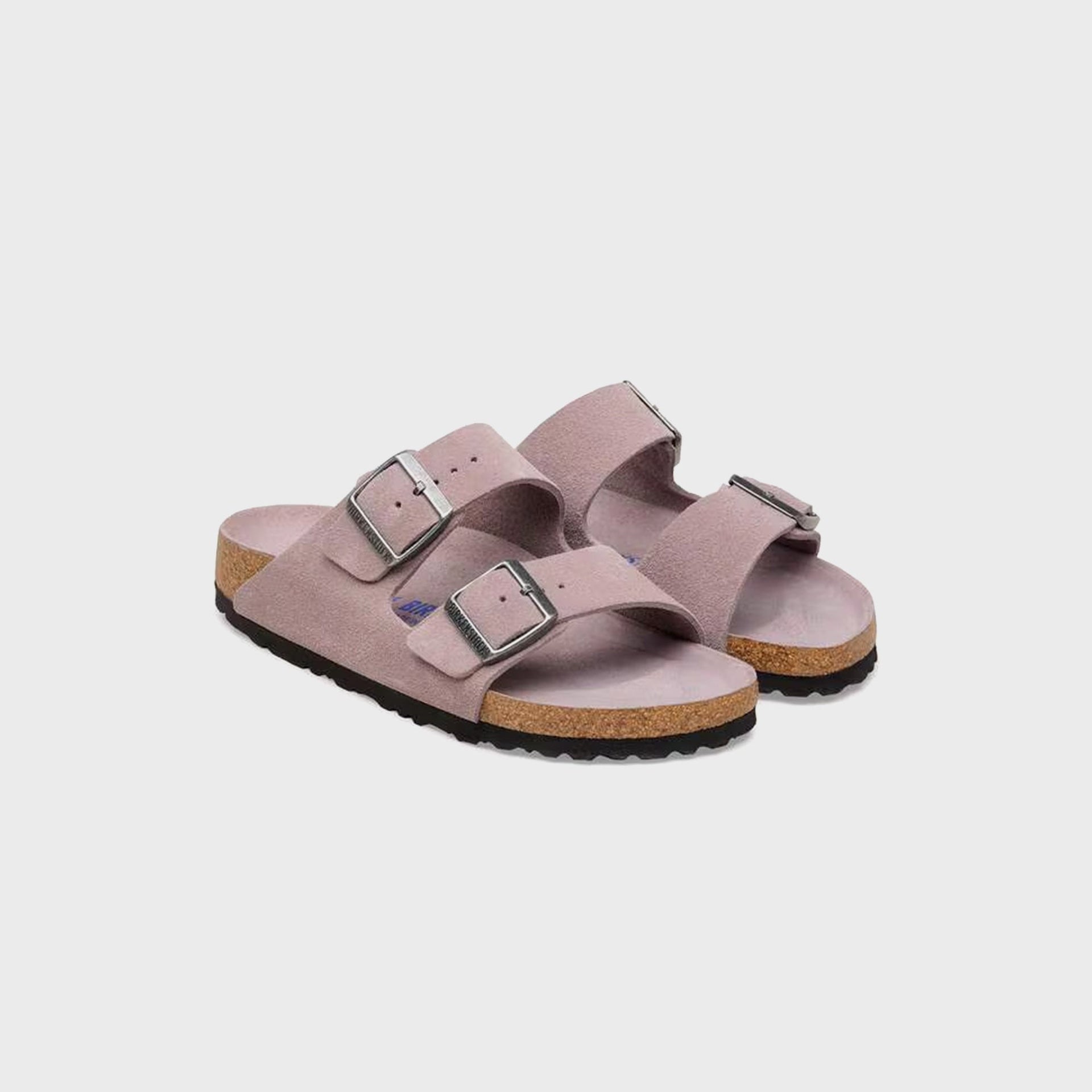 Birkenstock Arizona Soft Footbed Suede - Faded Purple