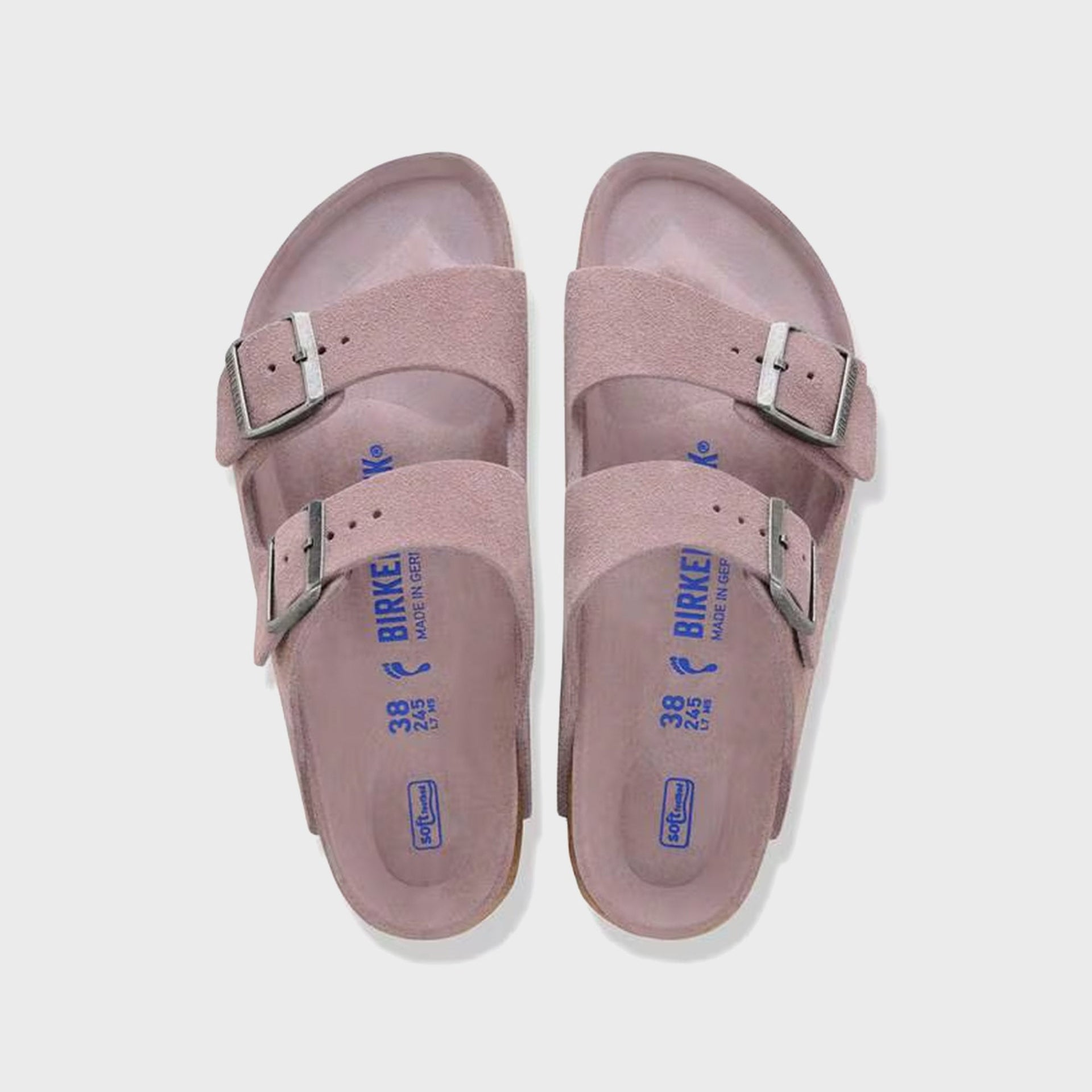 Birkenstock Arizona Soft Footbed Suede - Faded Purple