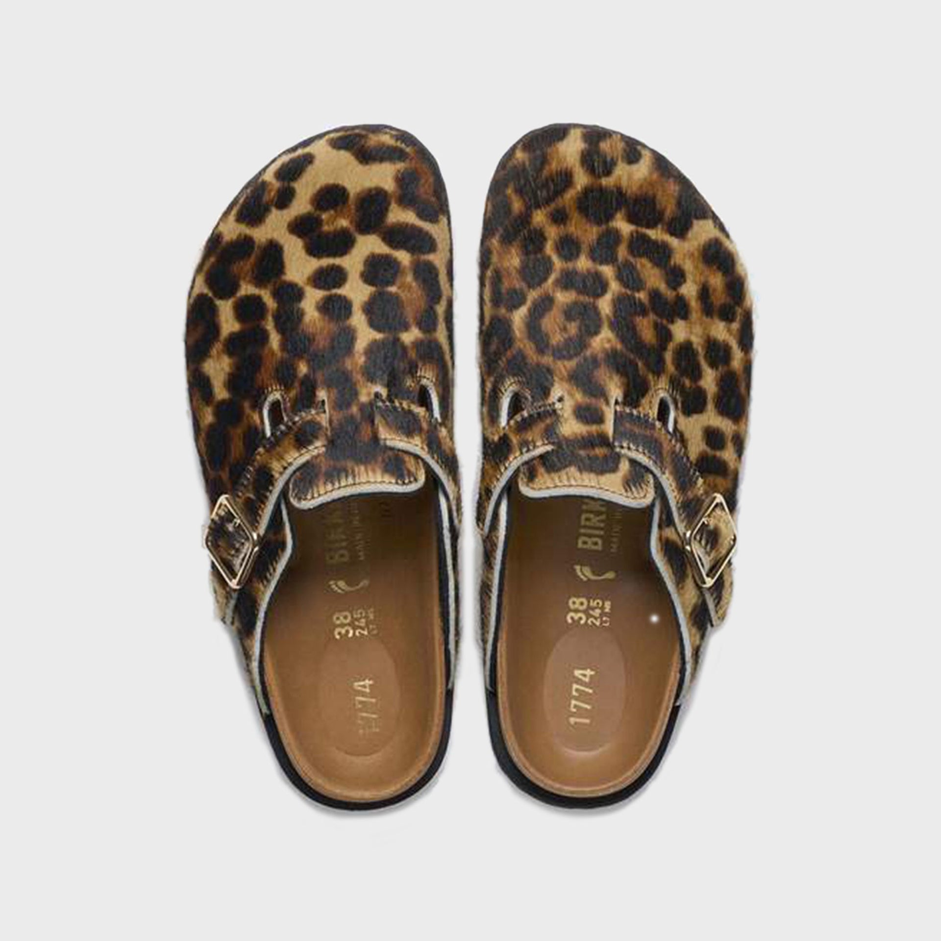 Birkenstock Boston Pony Hair Exq 1774 - Leopard