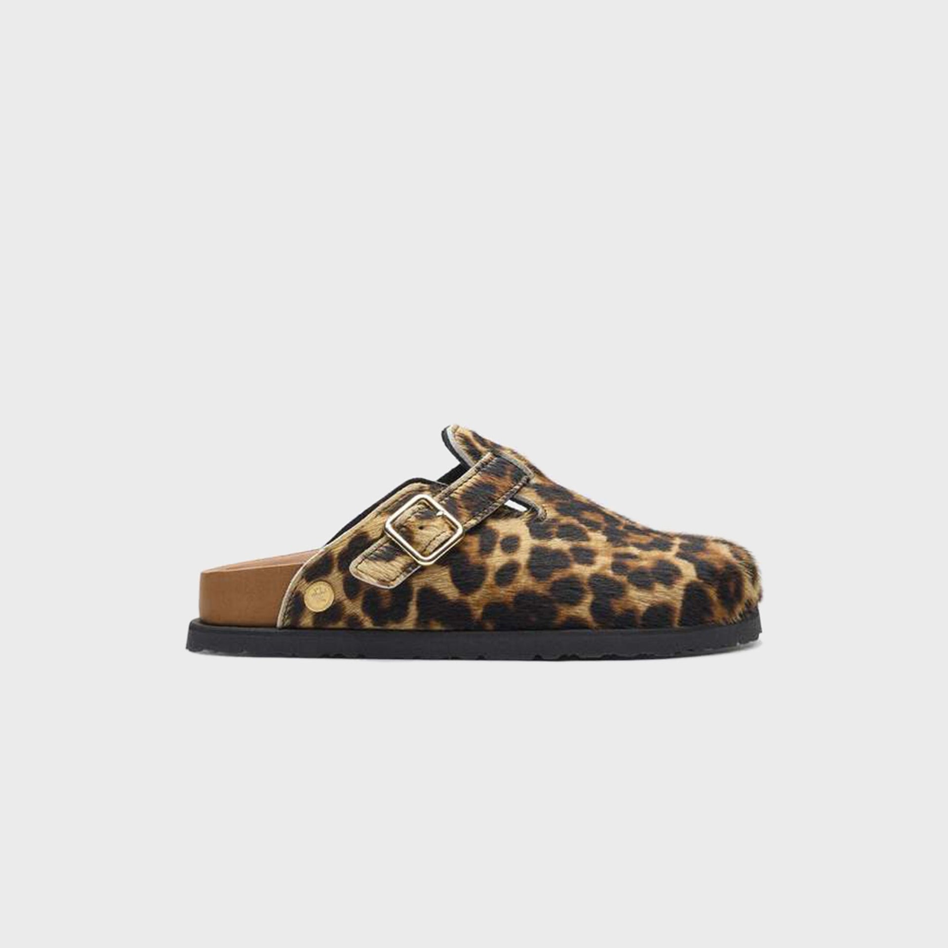 Birkenstock Boston Pony Hair Exq 1774 - Leopard