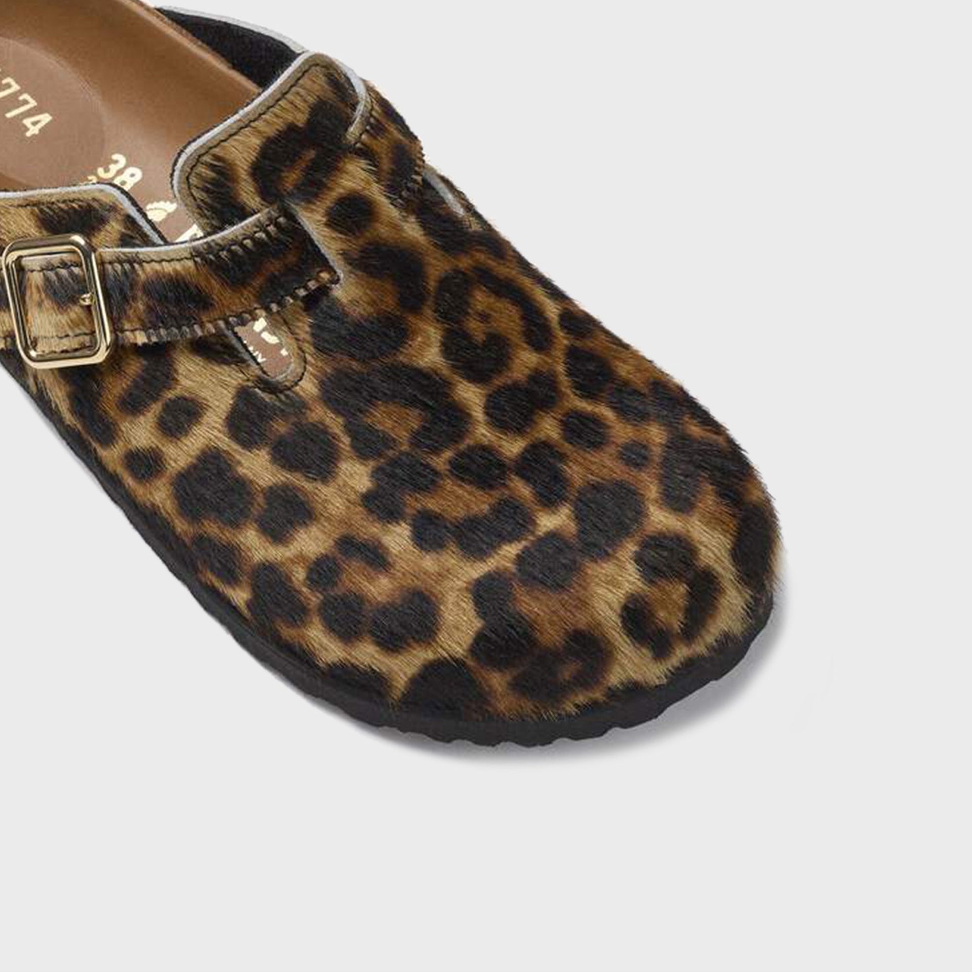 Birkenstock Boston Pony Hair Exq 1774 - Leopard