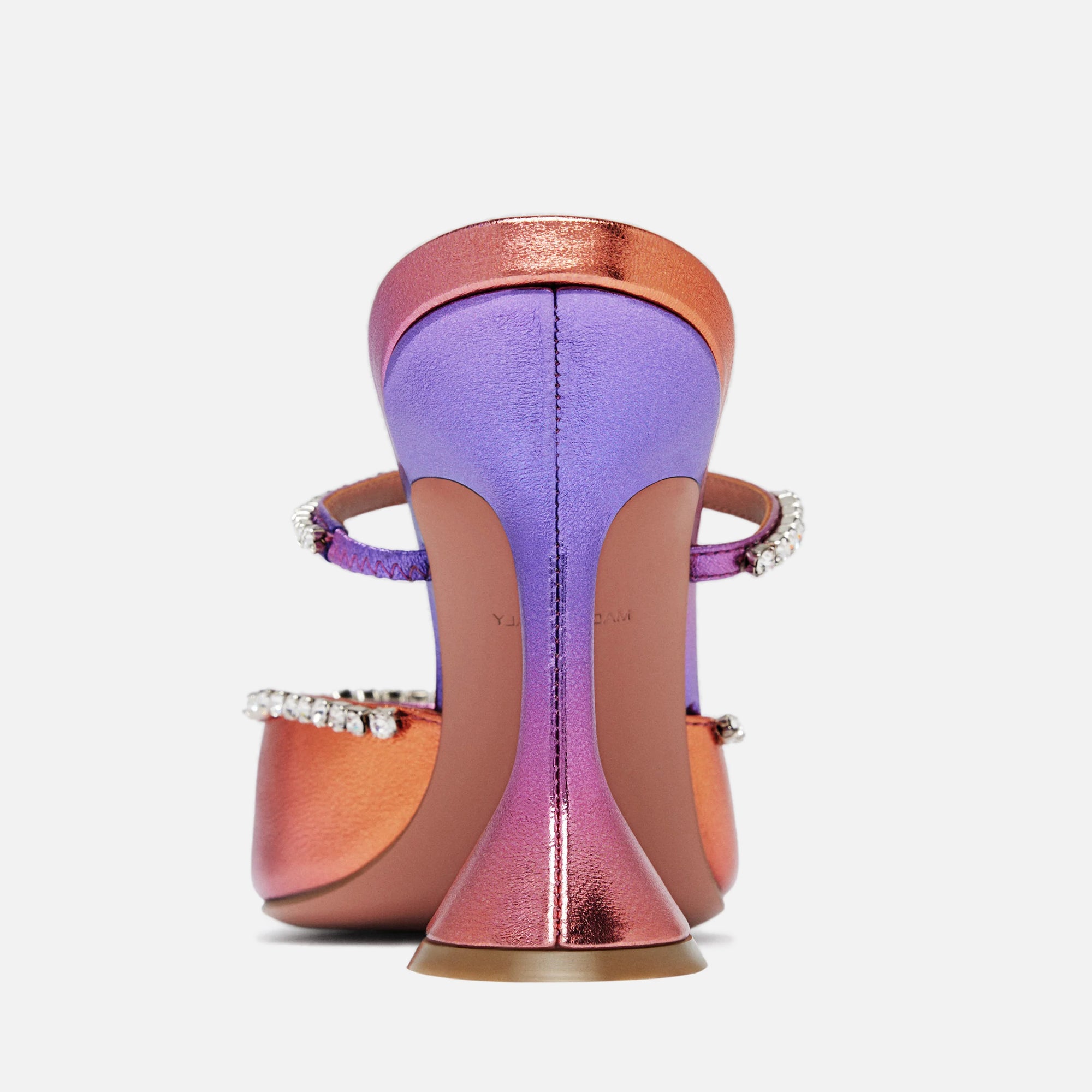 Amina Muaddi Gilda Sandal Sunset Ombre CL - Purple – Kith Europe