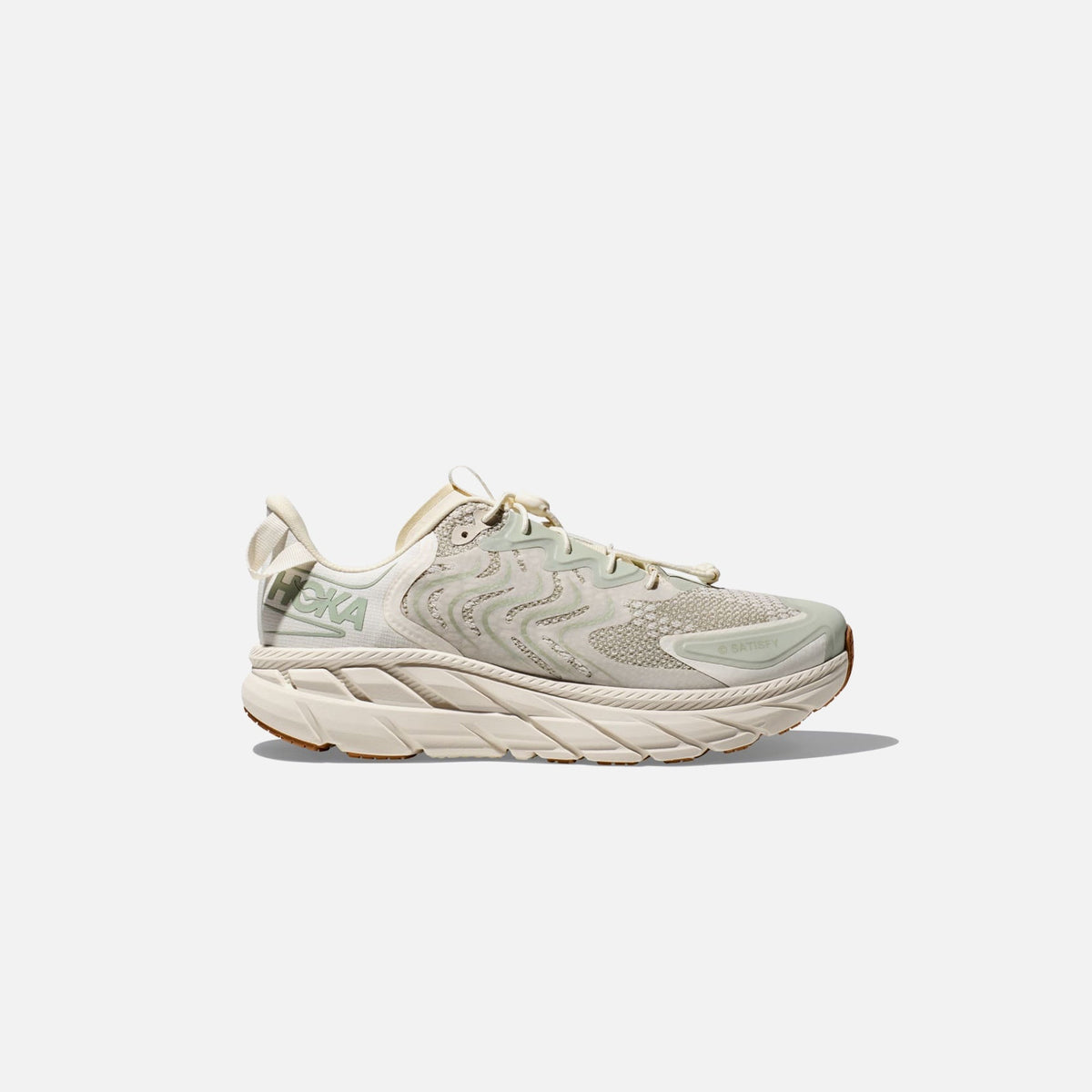 Hoka One One x Satisfy Clifton LS - Celadon Tint / Whisper – Kith 