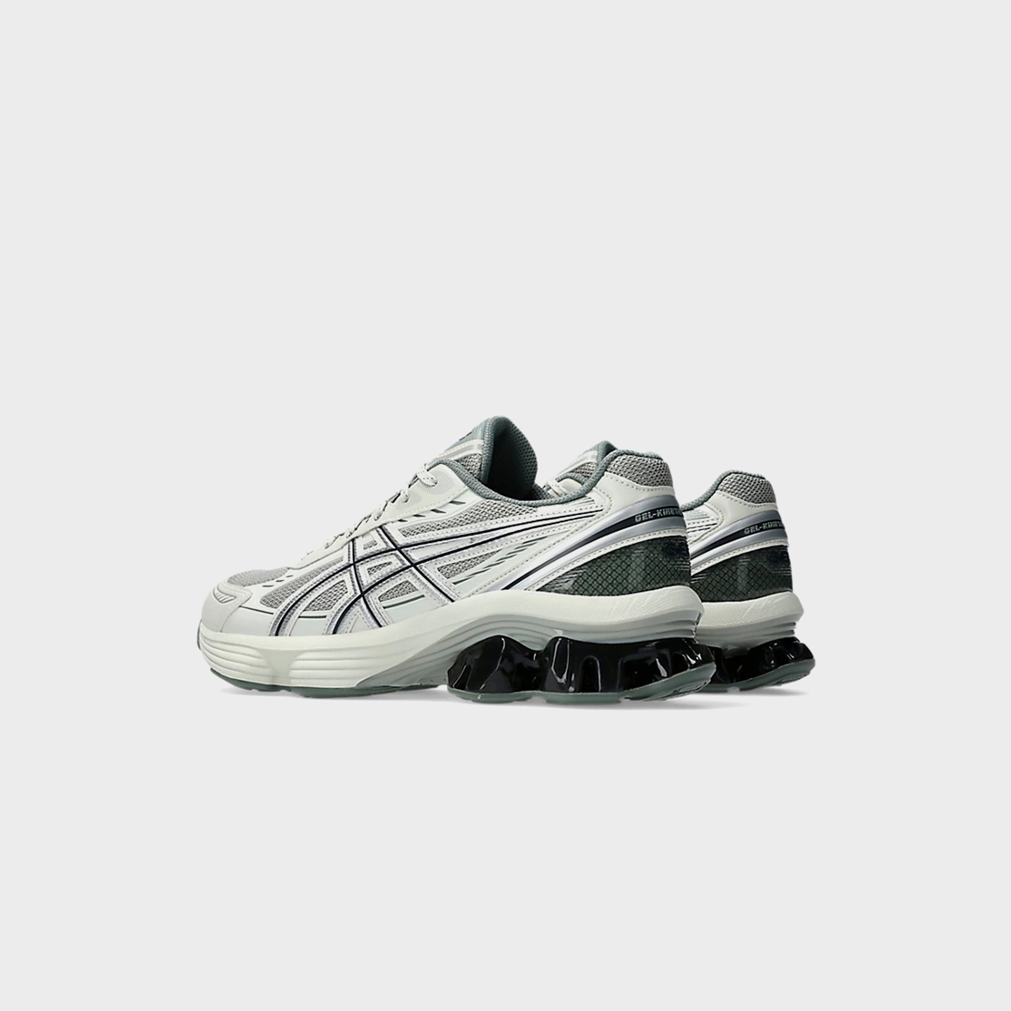 ASICS GEL KINETIC FLUENT グレー nyc kith ASICS Gel-Kinetic Fluent - Seal Grey / Pure Silver – Kith Europe