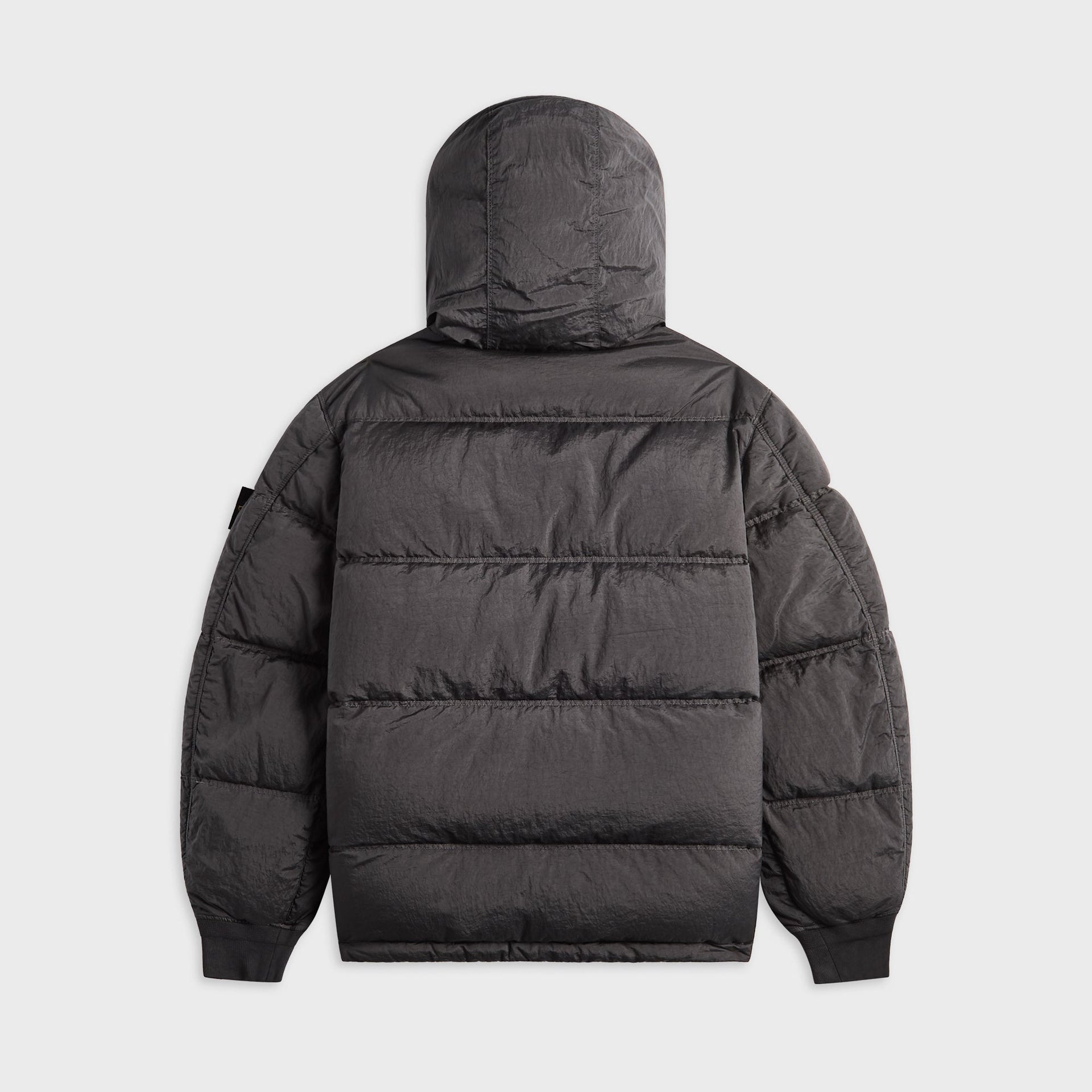 Stone Island Logo Patch Padded Jacket - Lead Grey