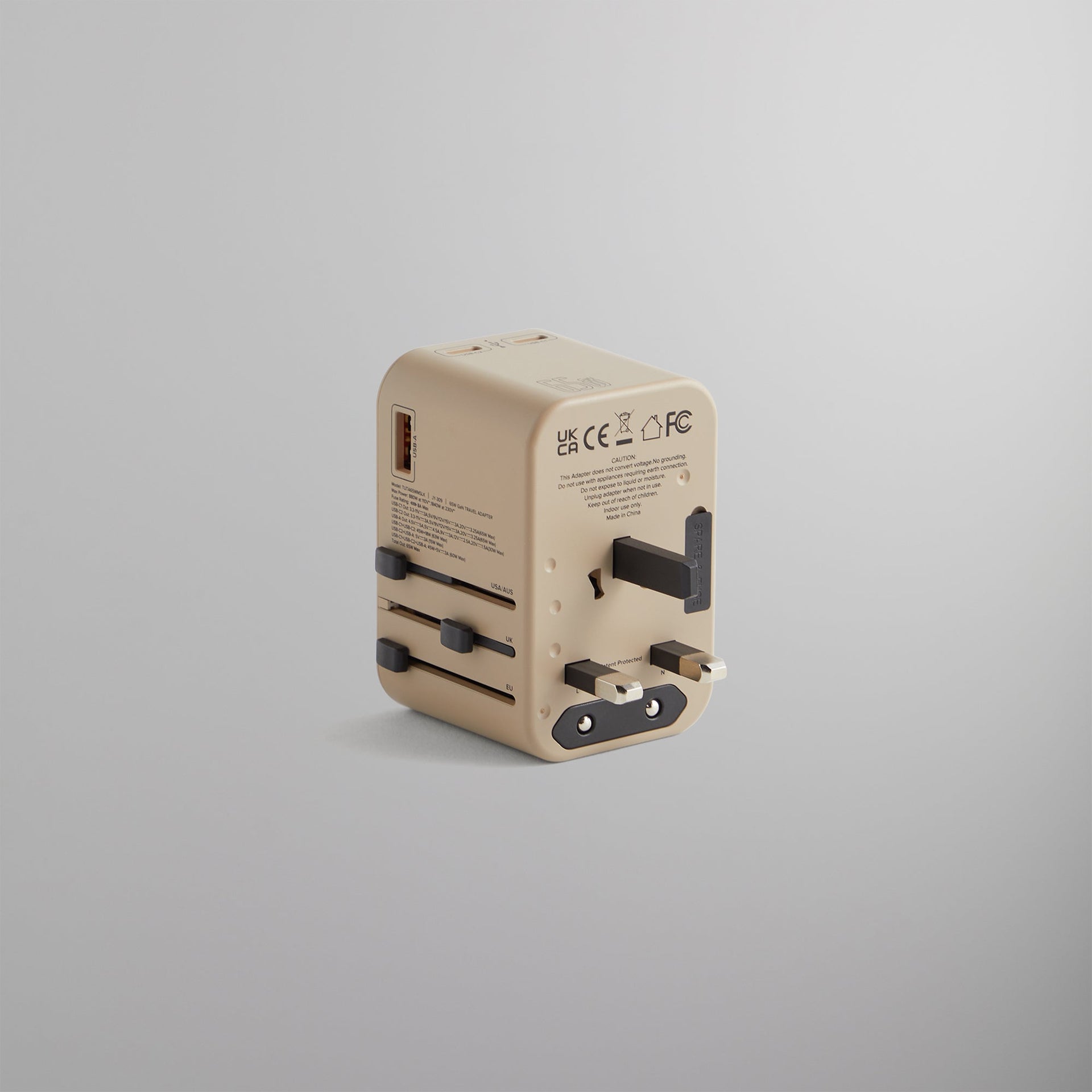 Kith for TUMI 65W Universal Power Adapter - Quicksand