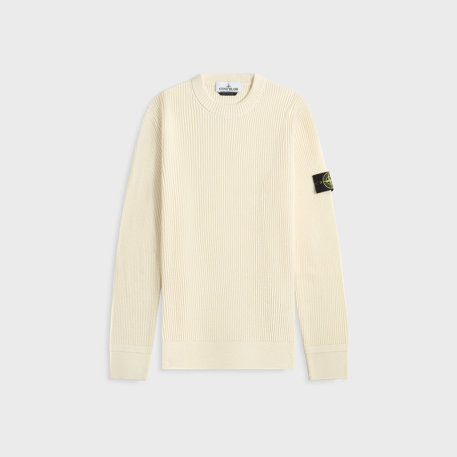 Stone Island Crewneck Sweater in Ivory