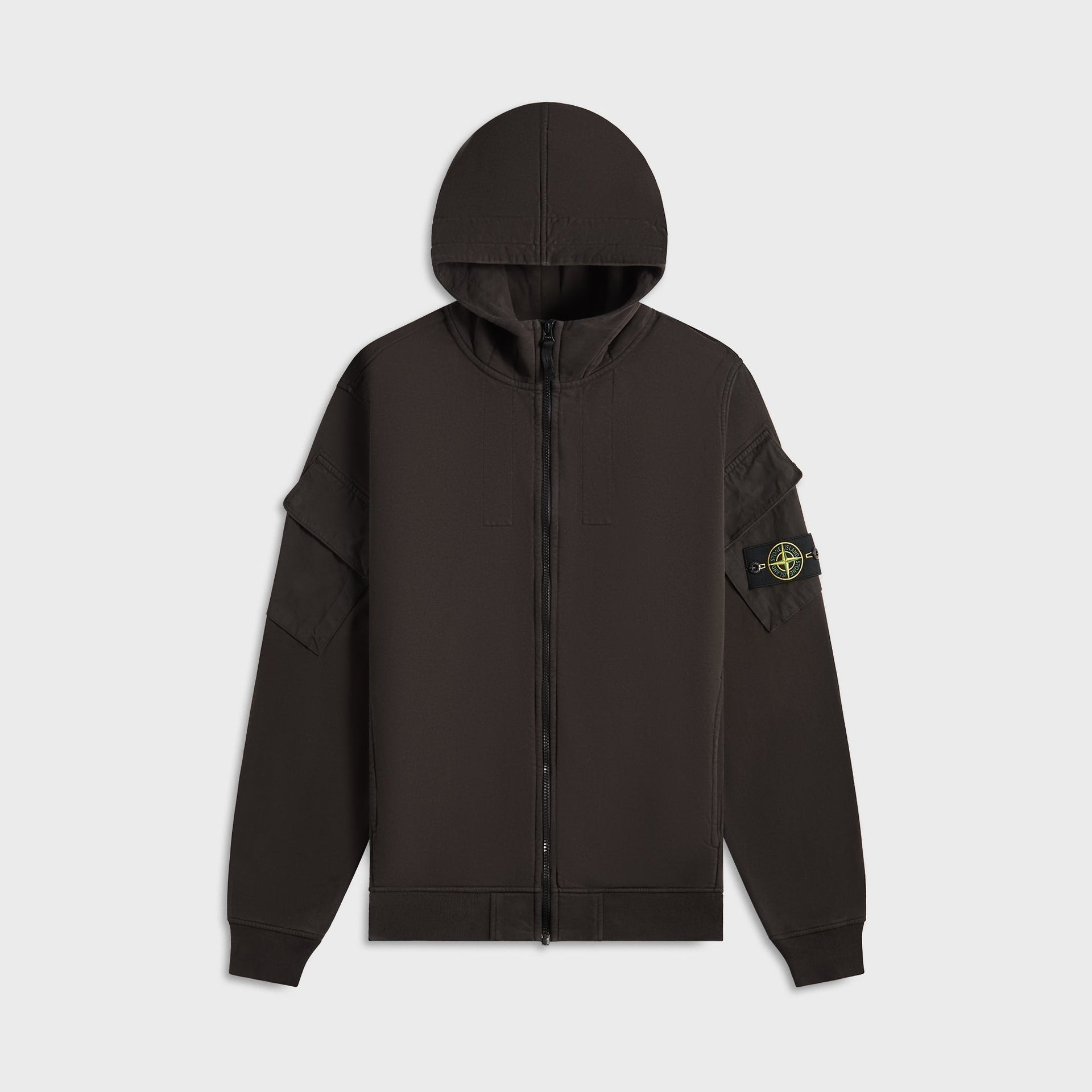 Stone Island Hoodie Sweater - Lead Grey