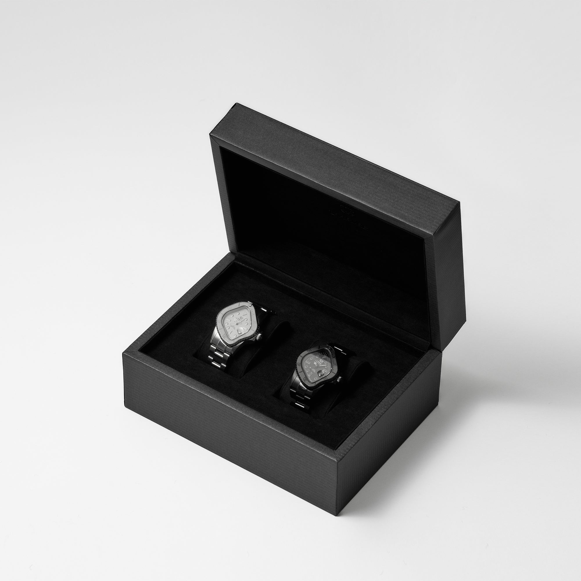 LAARVEE x MAD PARIS Limited Edition X2 Watch Set - DLC Black