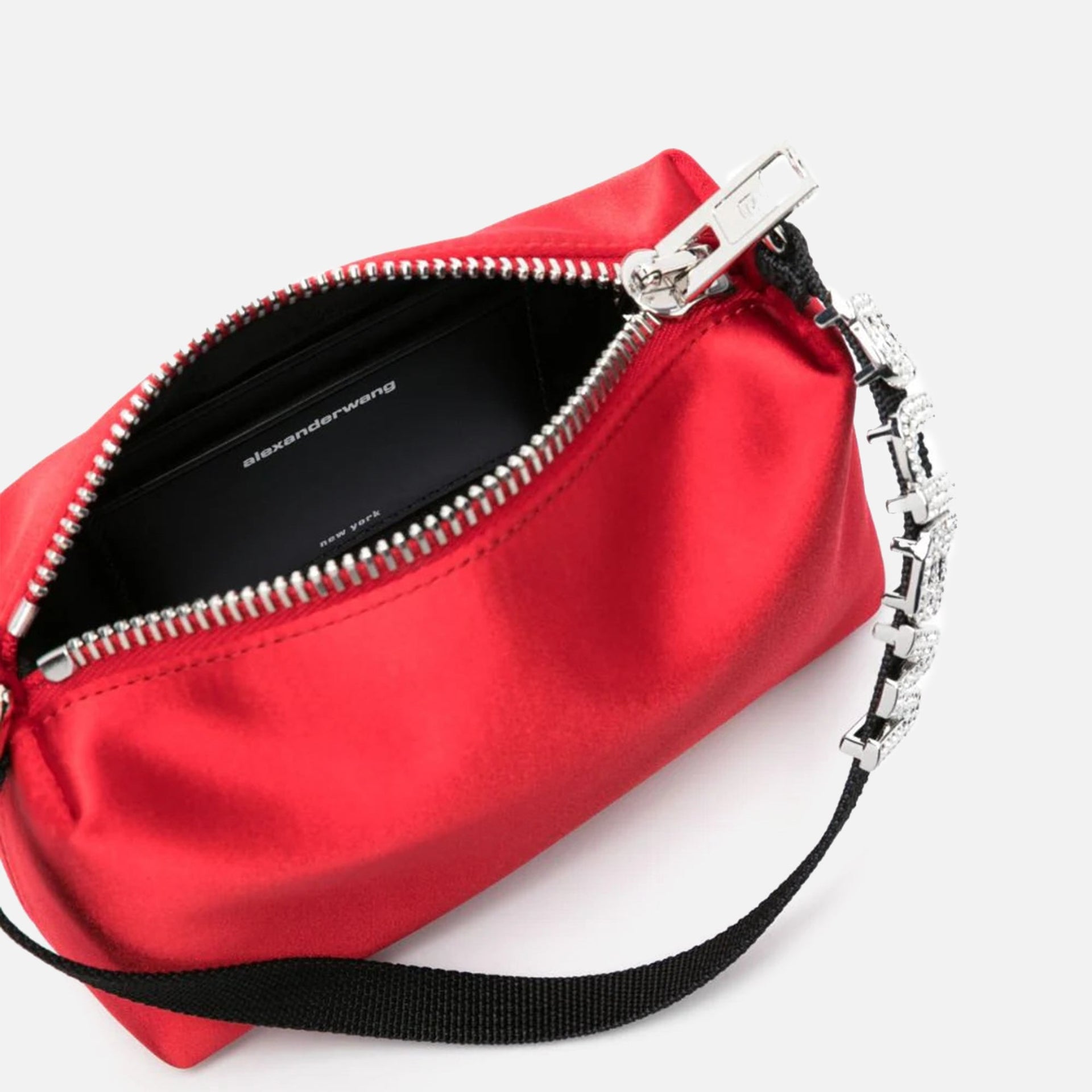 Alexander Wang Heiress Sport Shoulder Bag - Red Satin