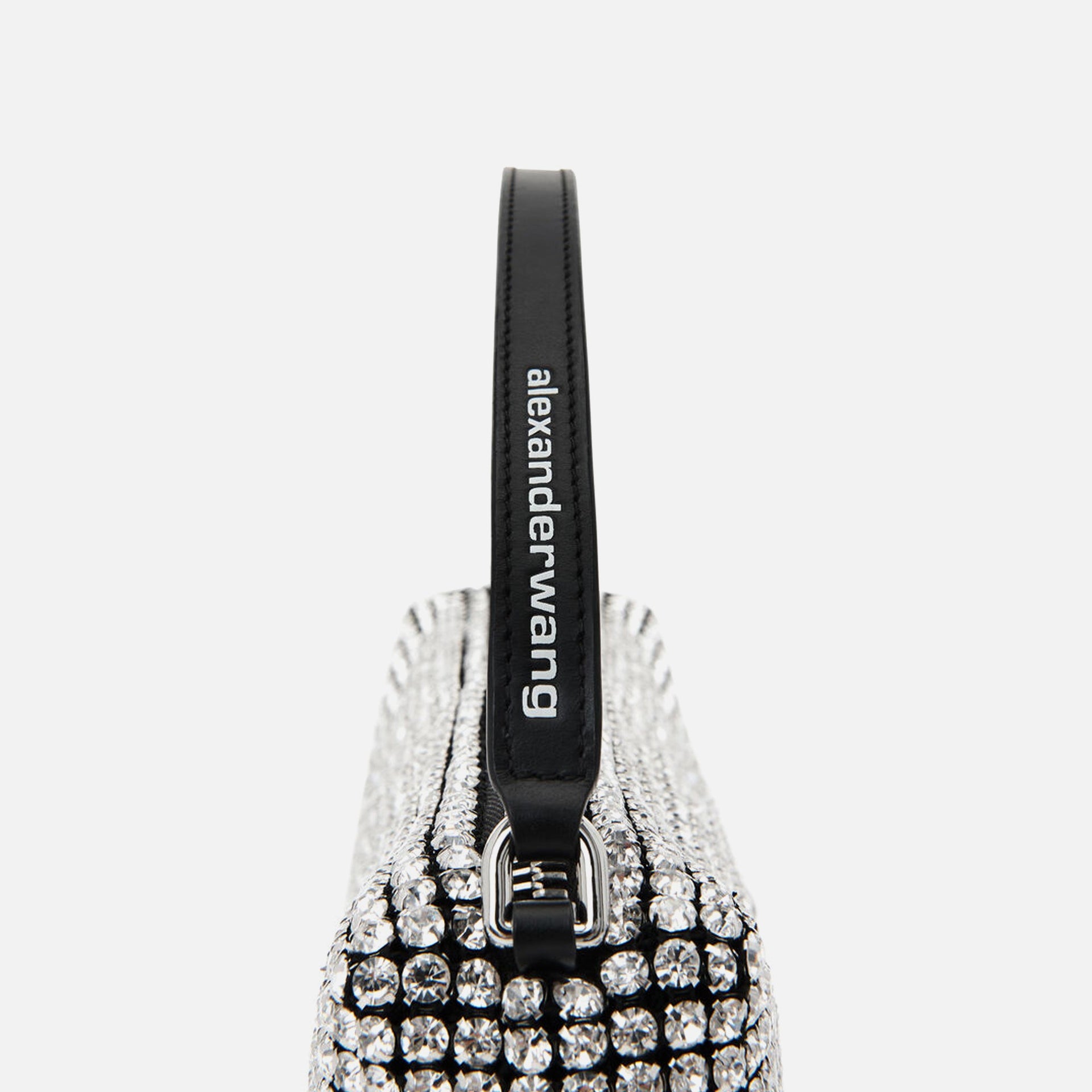 Alexander Wang Heiress Flex Flap Bag - White Crystal