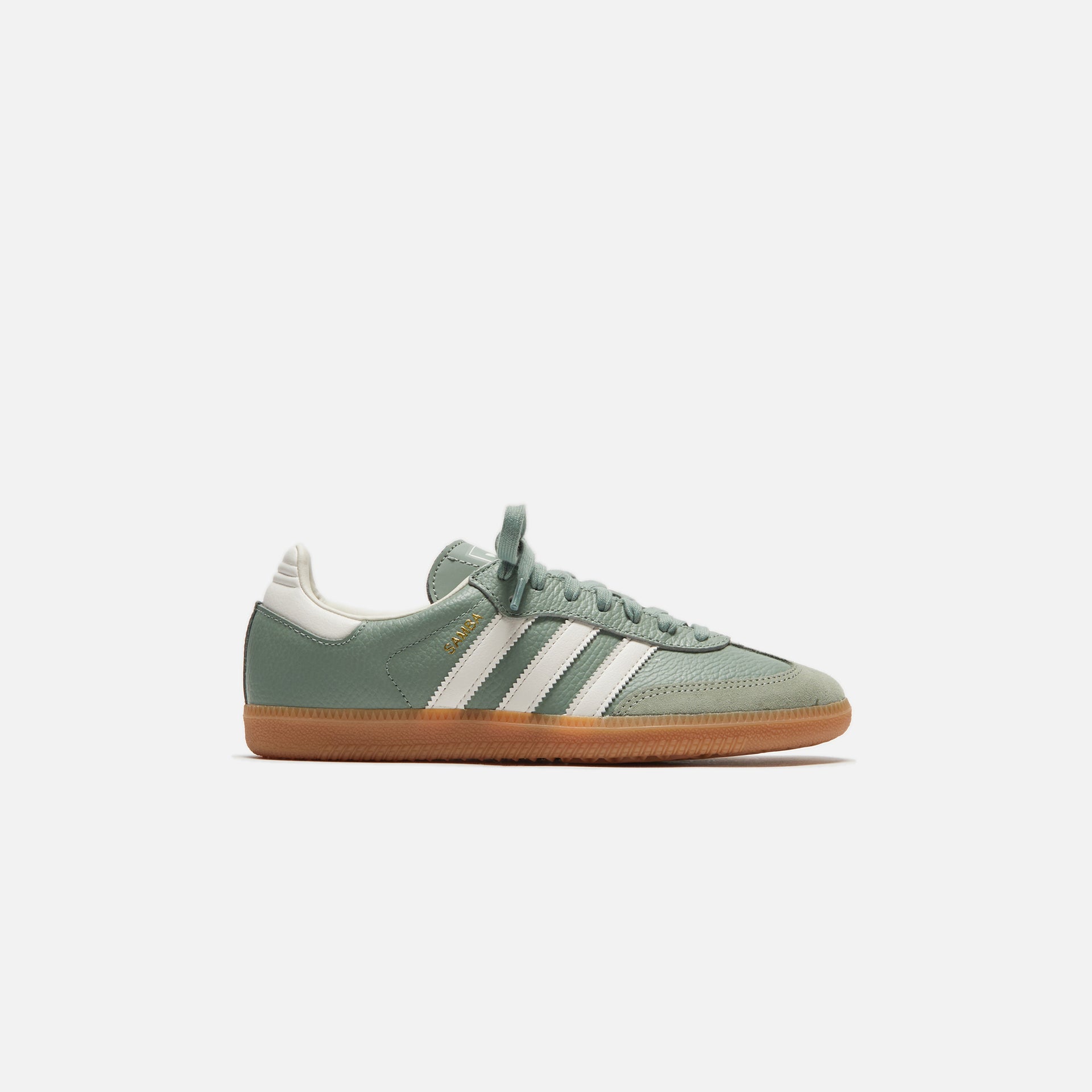 adidas Originals WMNS Samba OG - Silver Green / Chalk White / Gum Kith Europe adidas Originals WMNS Samba OG - Silver Green / Chalk White / Gum Kith Europe