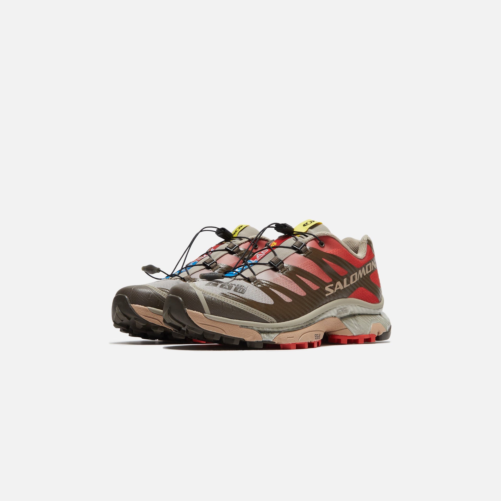 Salomon XT-4 OG - Wren / Kaki Vintage / Rouge Aurore