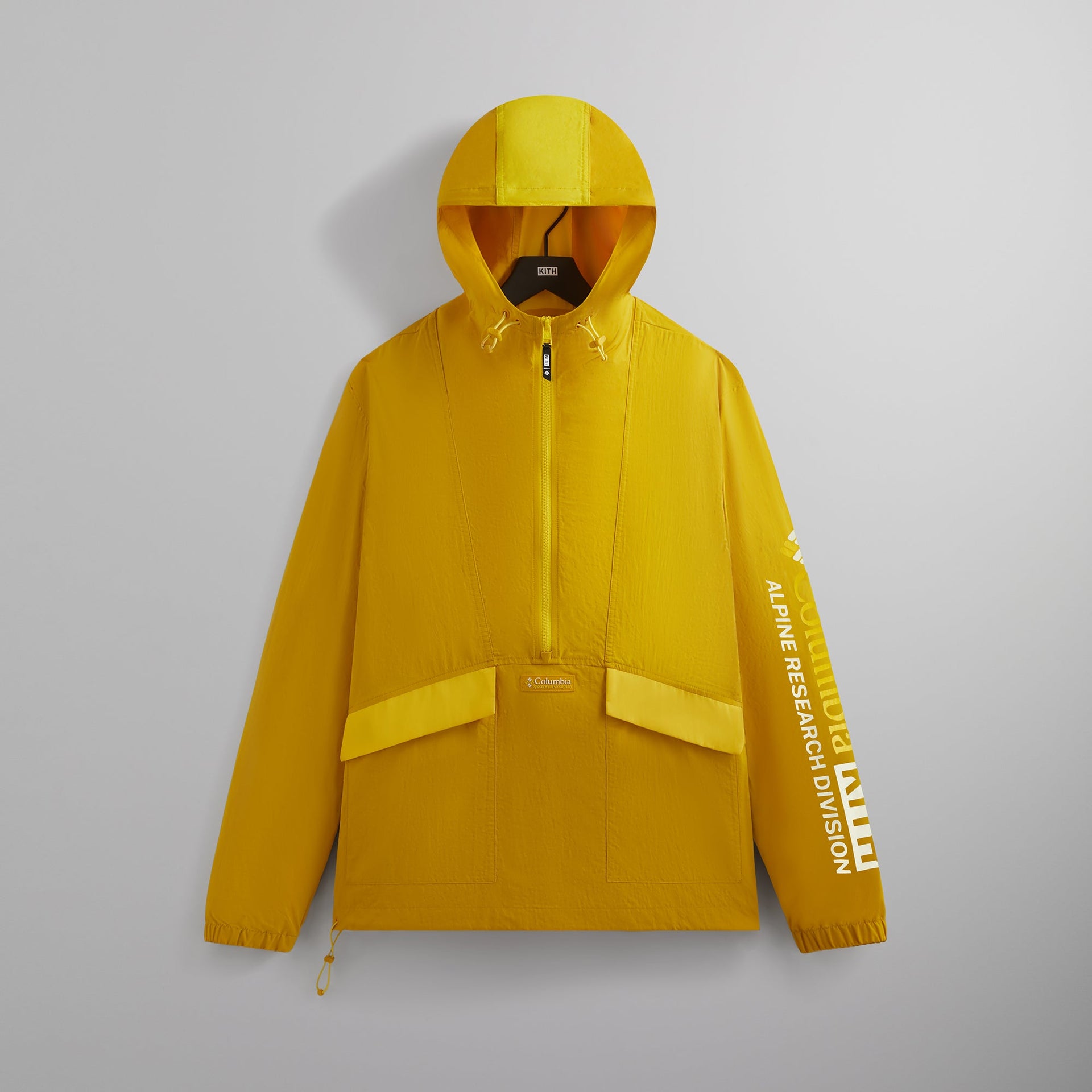 Kith for Columbia Wind Anorak - Gold Leaf