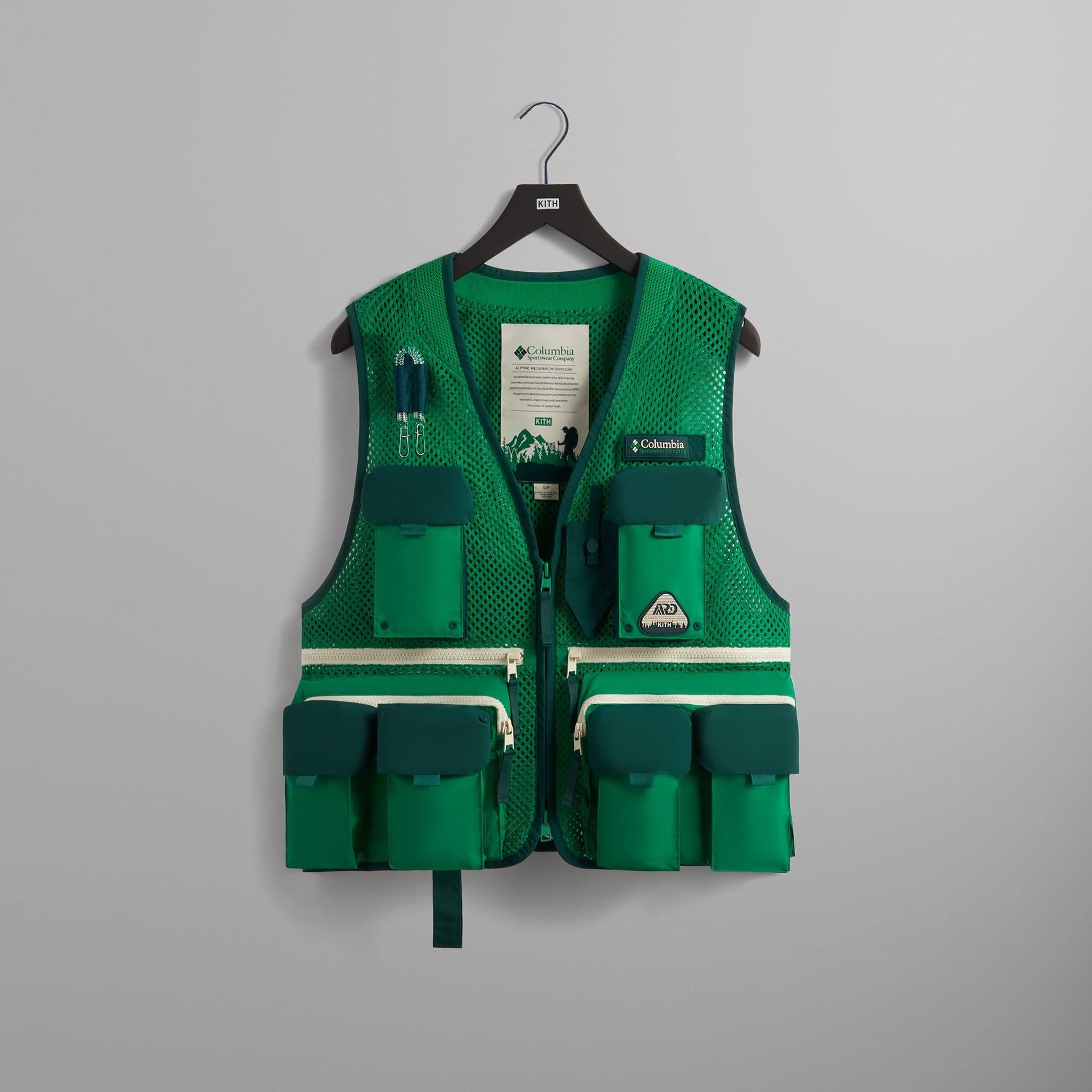 Kith for Columbia Utility Vest - Bamboo Forest