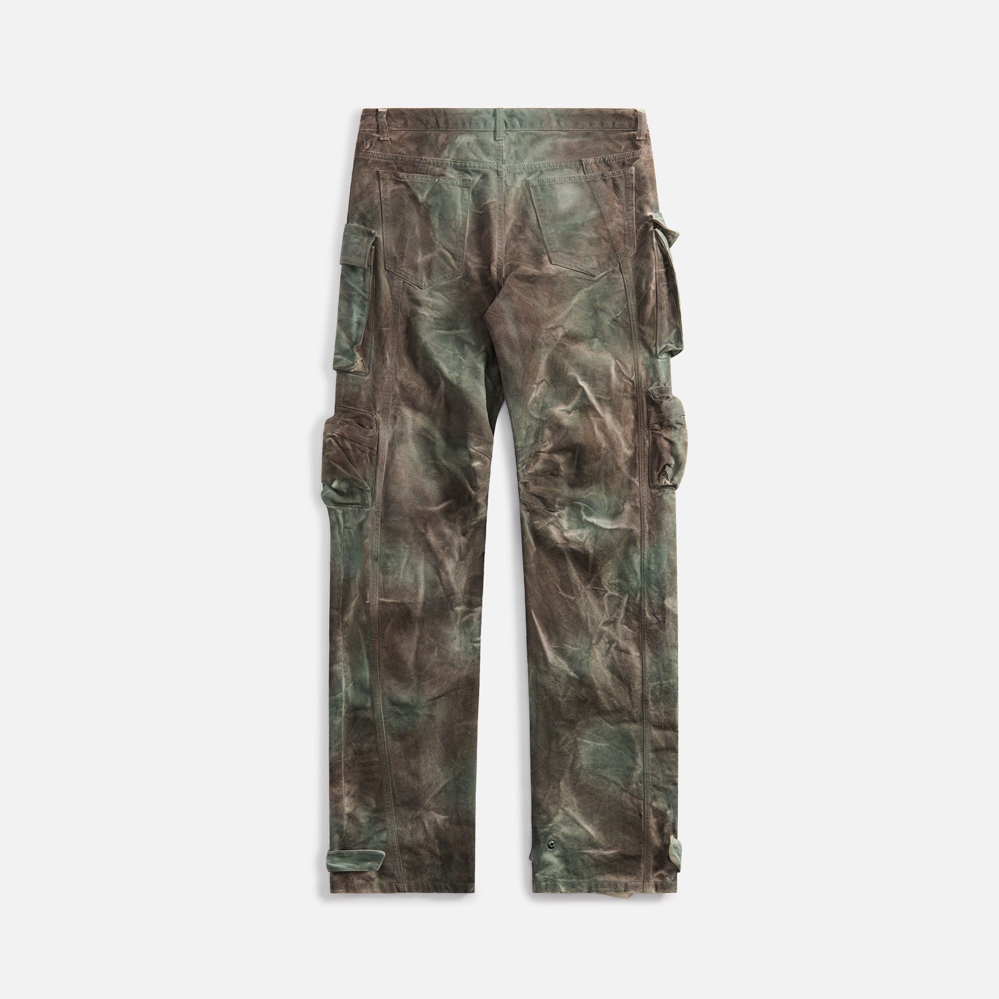 The Attico Fern Long Pants - Stained Green Camouflage – Kith