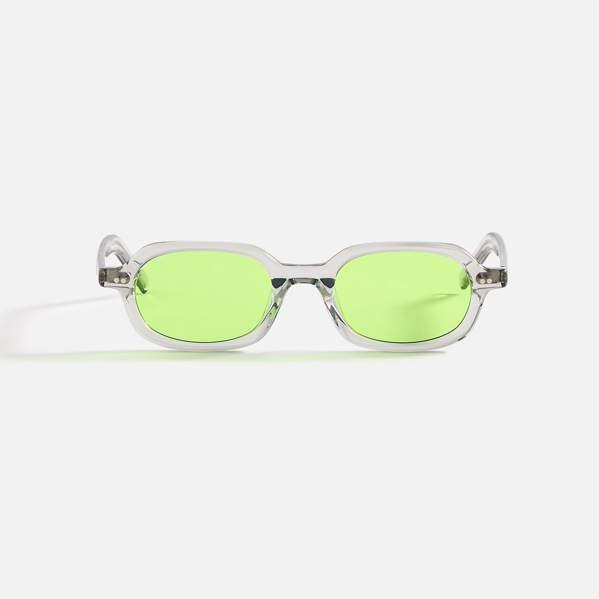AKILA Psyche Sunglasses in Grey / Apple Green