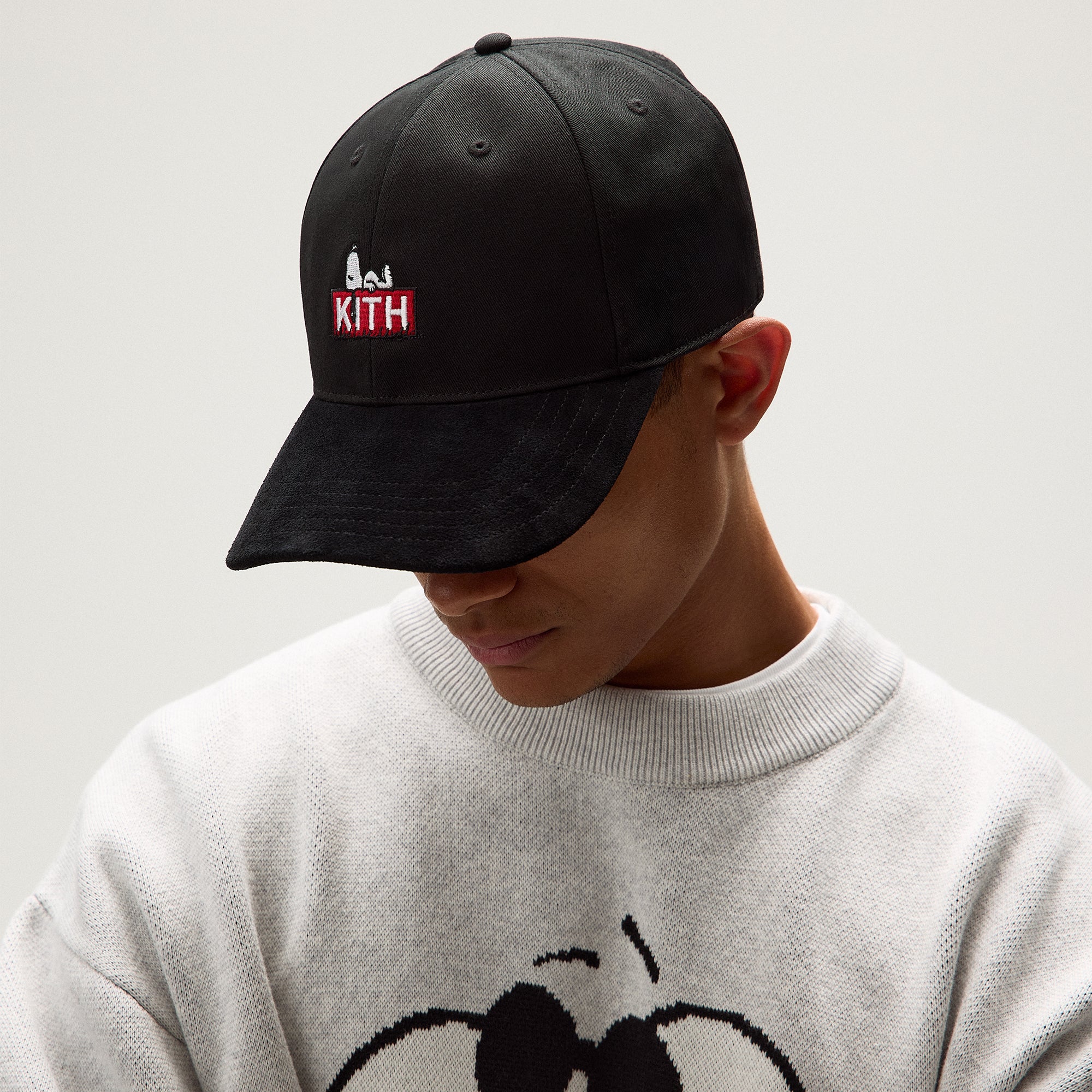 Kith for Peanuts 75 Twill Aaron Classic Cap With Suede Brim
