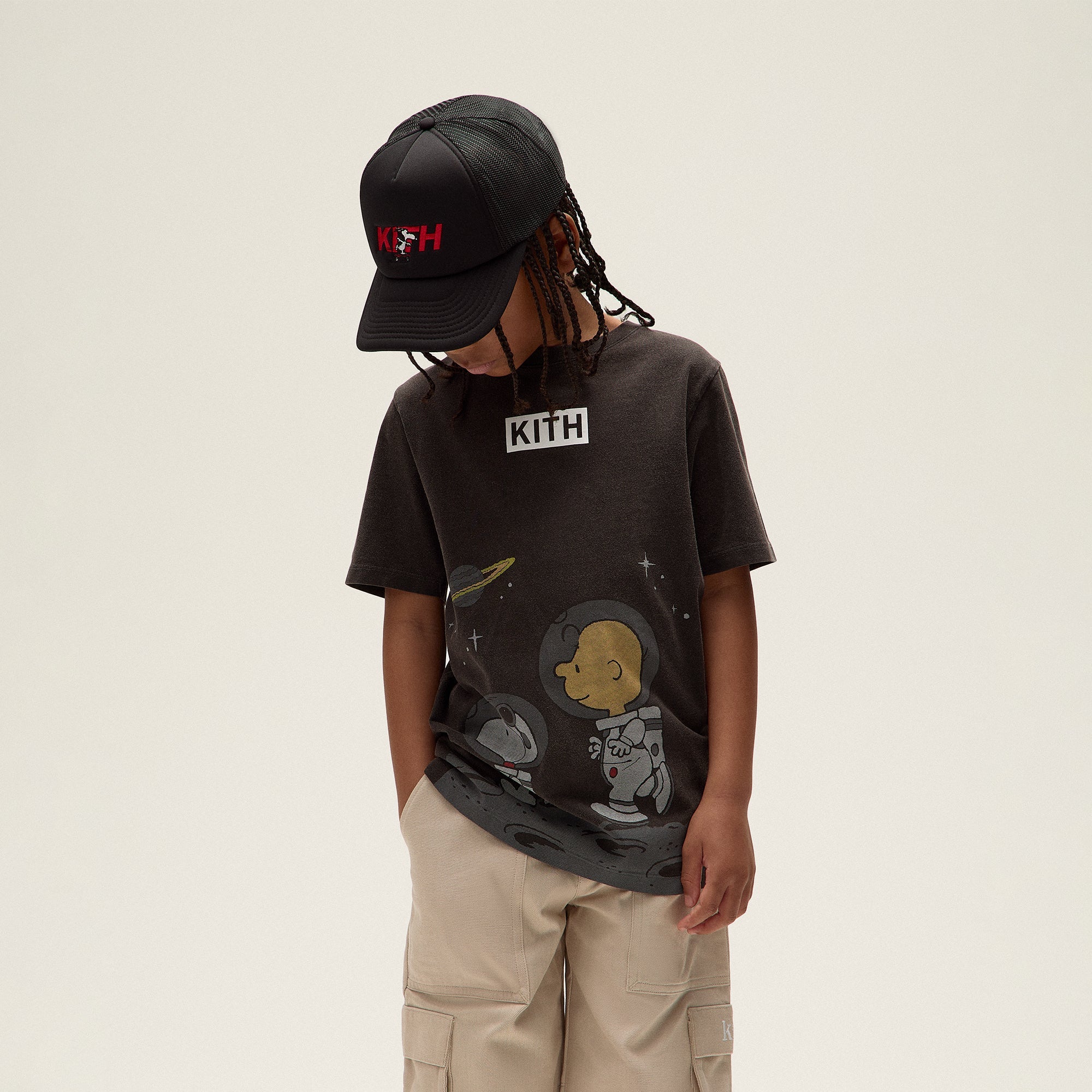 Kith Kids for Peanuts Space Vintage Tee - Black – Kith Europe
