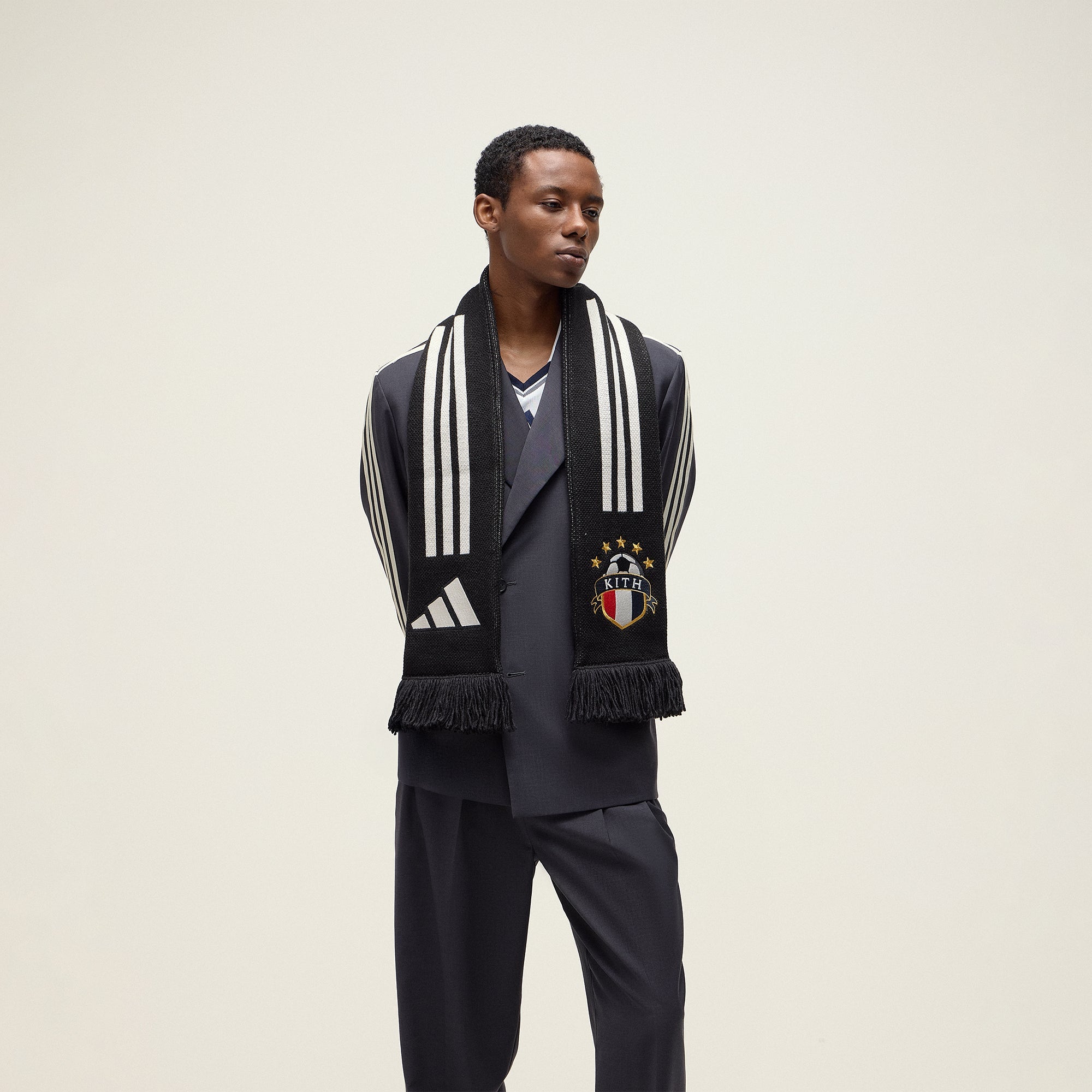 Kith for adidas Football Scarf - Black – Kith Europe