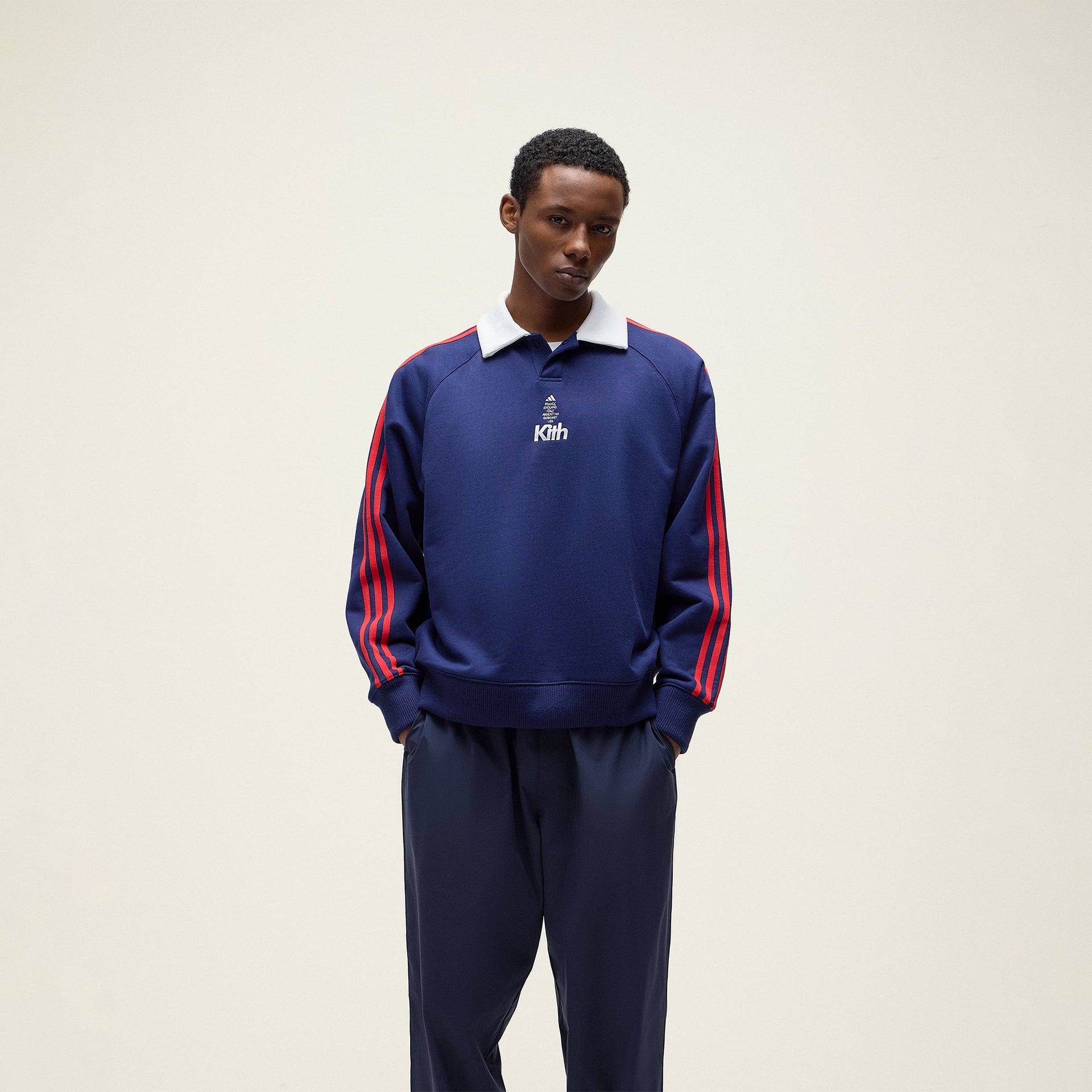 Kith for adidas Football Pullover in Blue