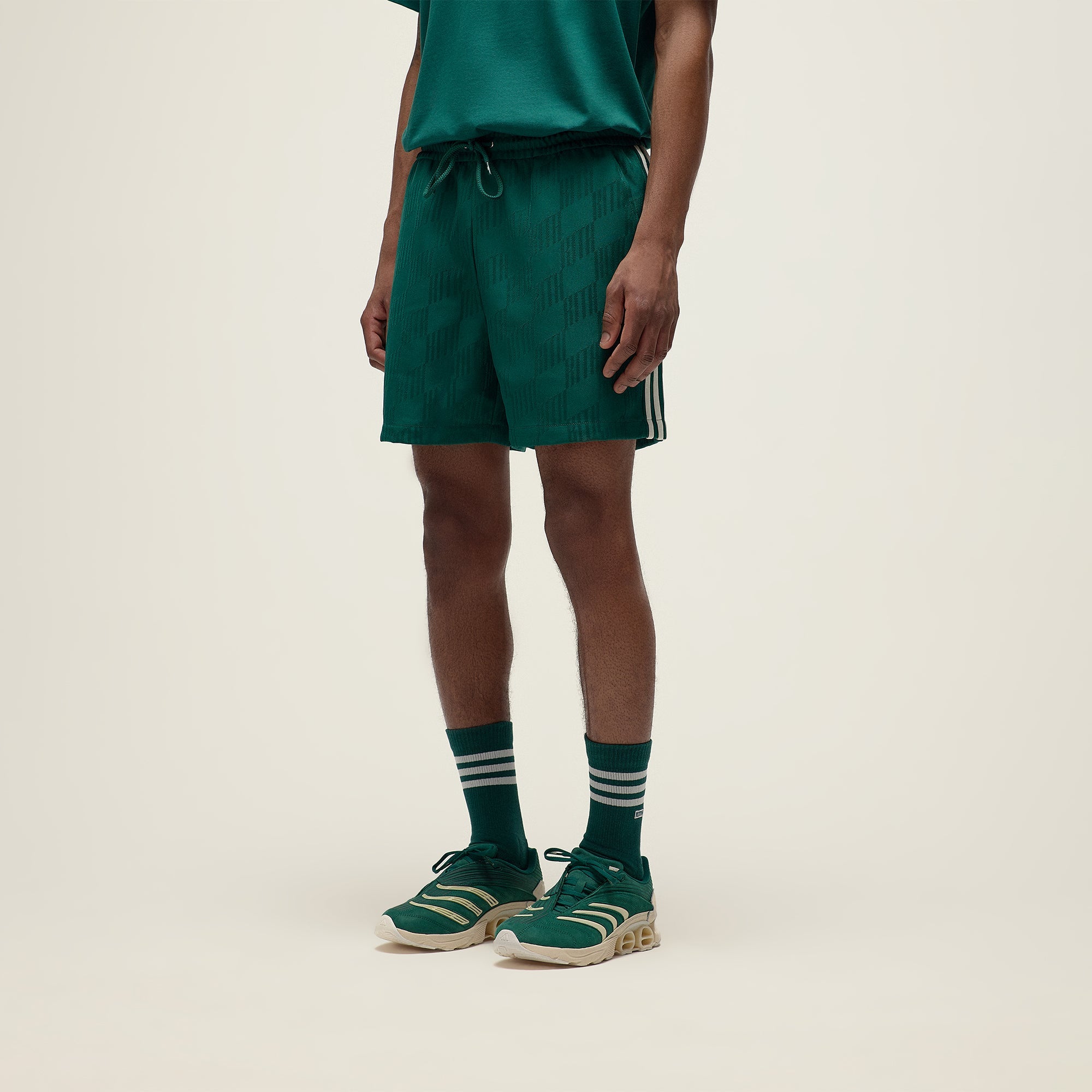 Kith for adidas Football Jacquard Short - Green – Kith Europe