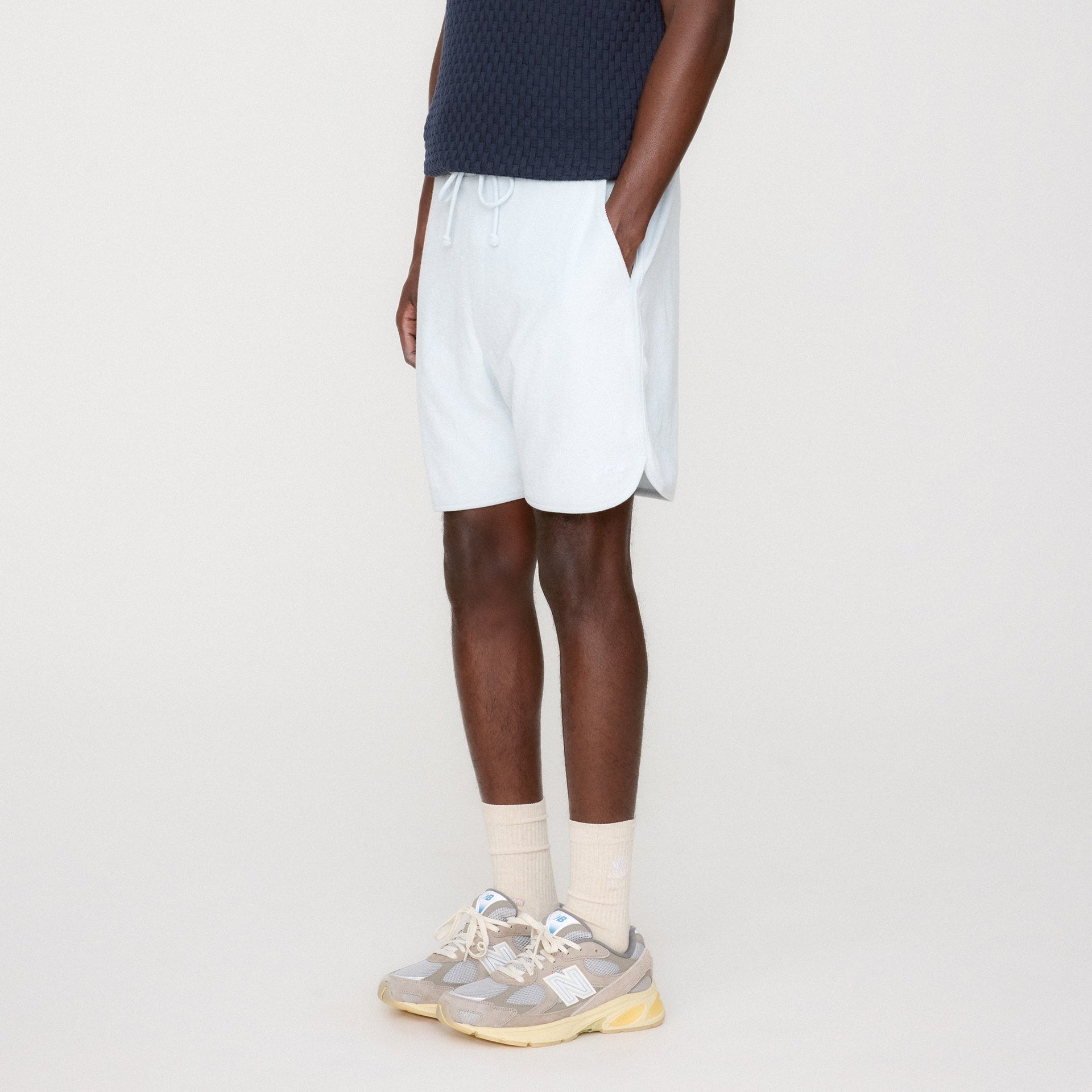Kith Plush Terry Jordan Short - Light Indigo
