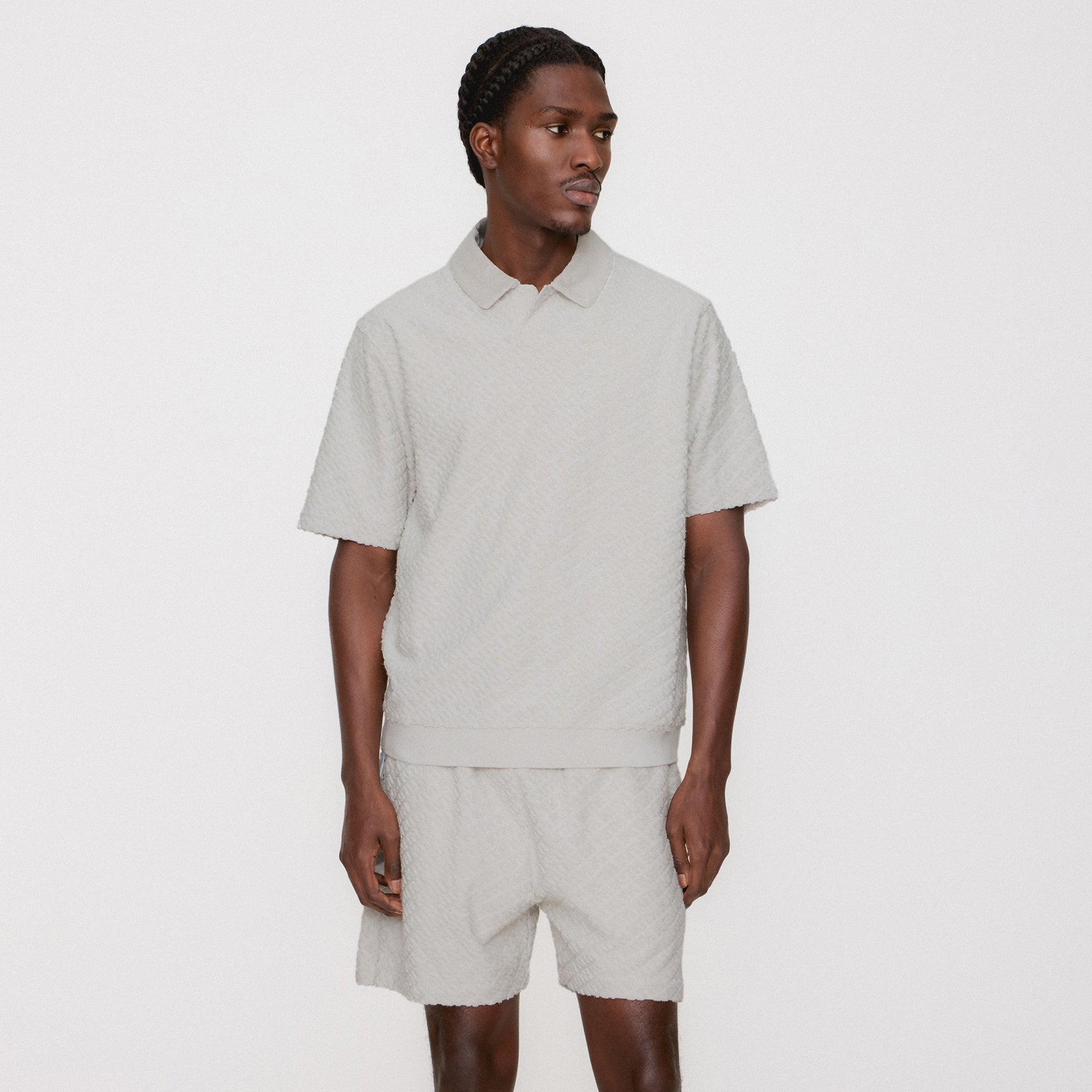 Kith Monogram Terry Leo Polo - Concrete
