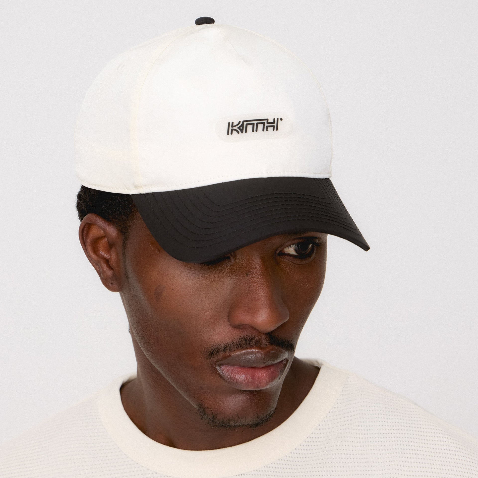 Kith Two-Tone Wrinkle Nylon Bay Low Pinch Crown Cap - Black