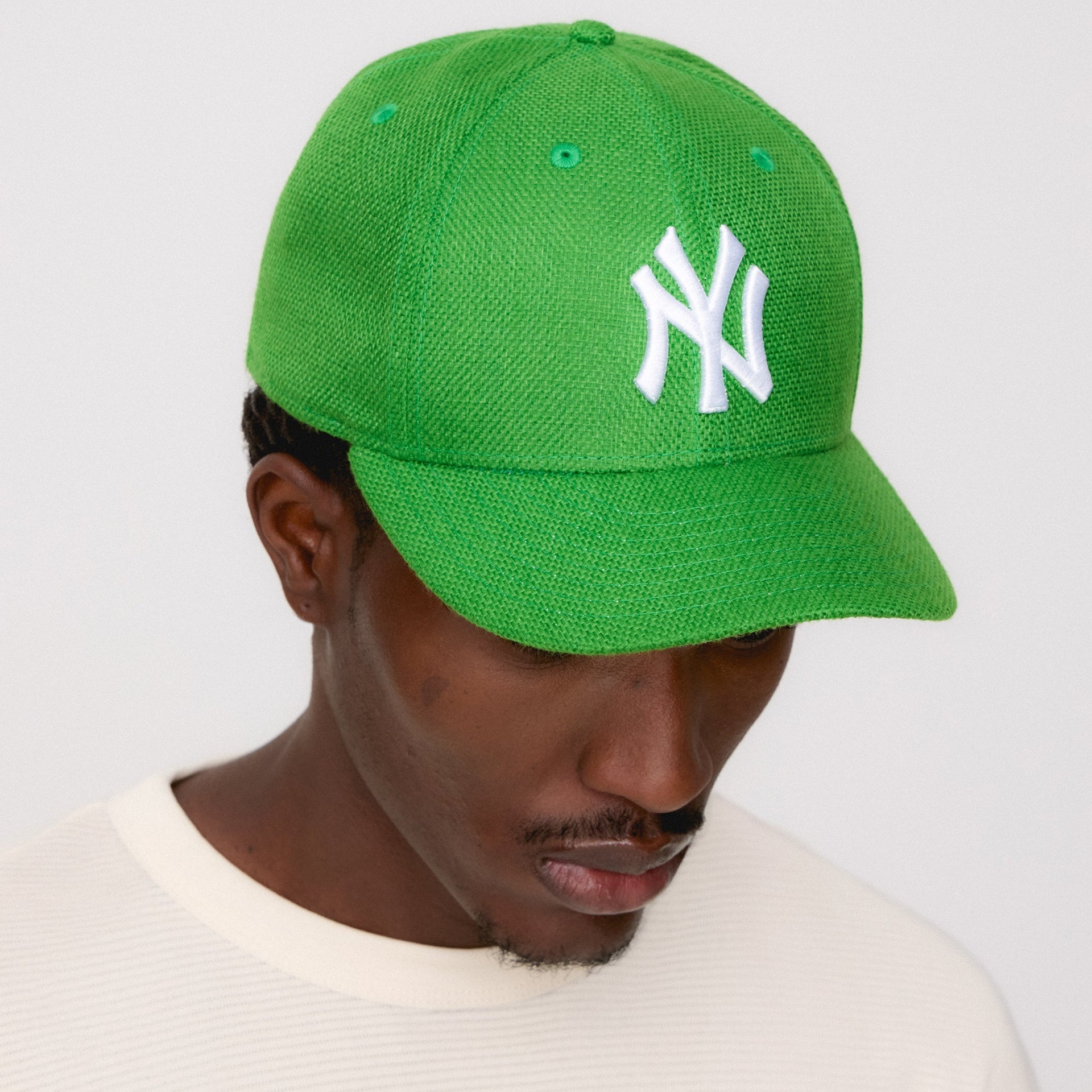 Kith & New Era for the New York Yankees Raffia Low Profile 59FIFTY Fitted - Newt