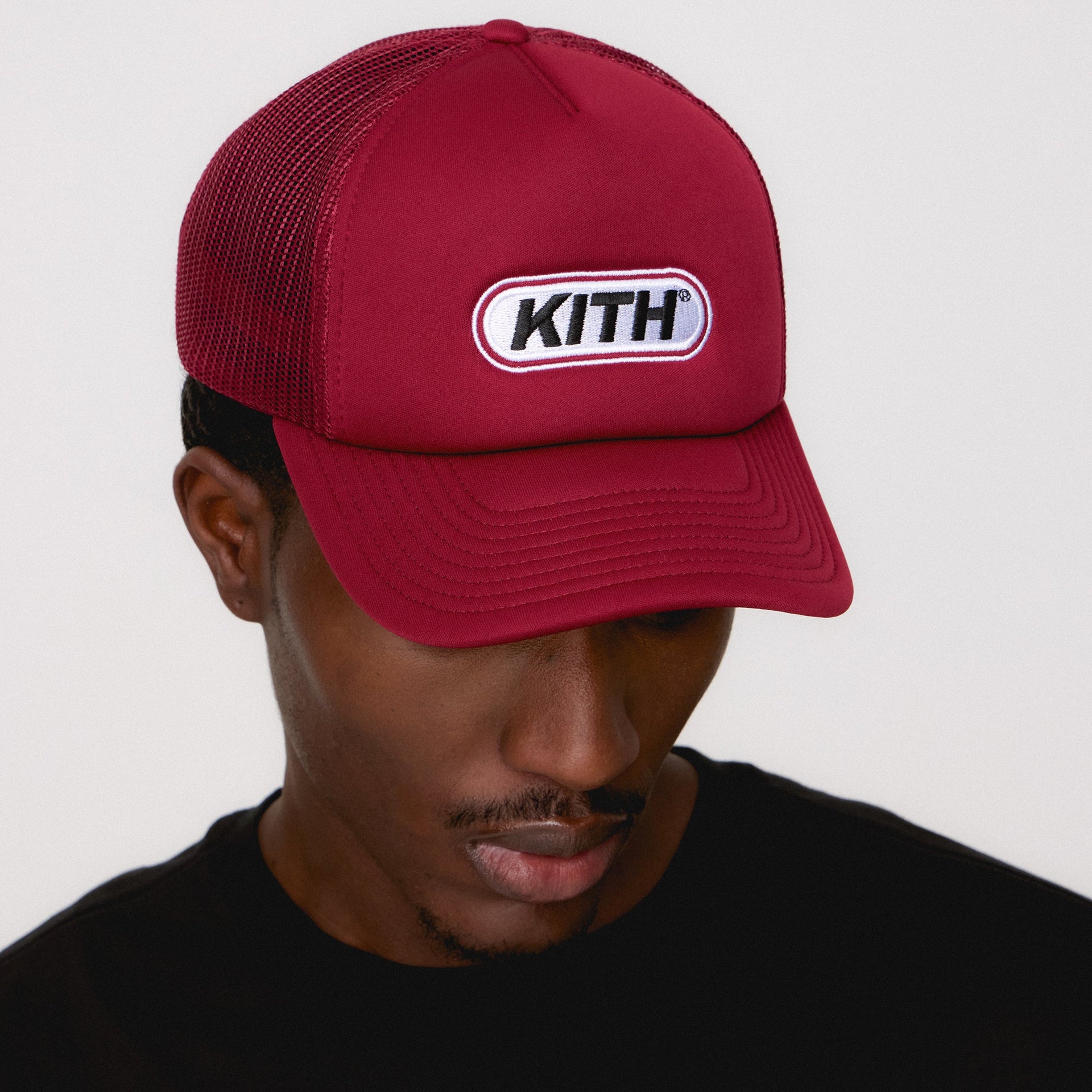 Kith Poly Foam Fast Logo Patch Nolan Trucker Hat - Allure