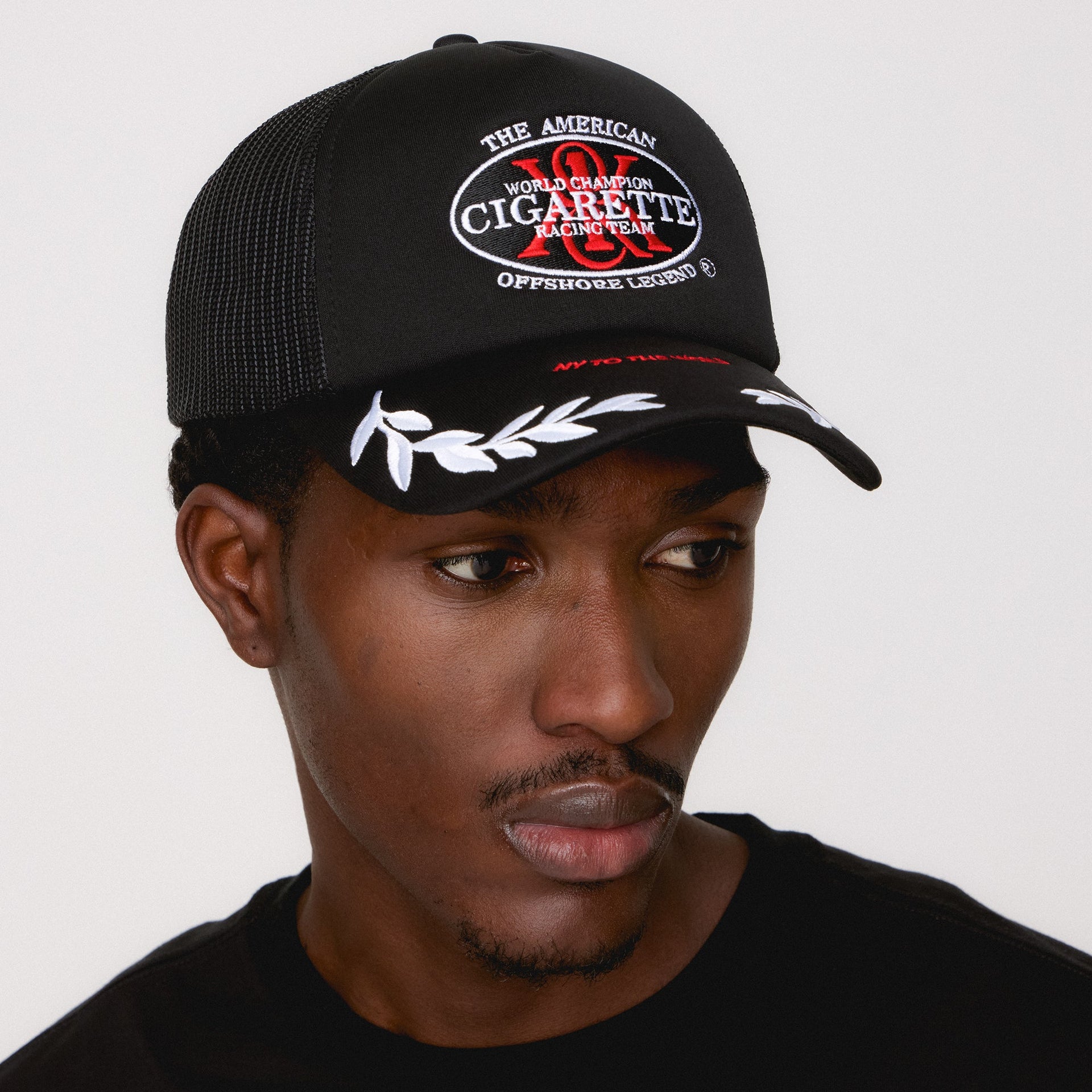 Kith for Cigarette Nolan Trucker Hat - Black