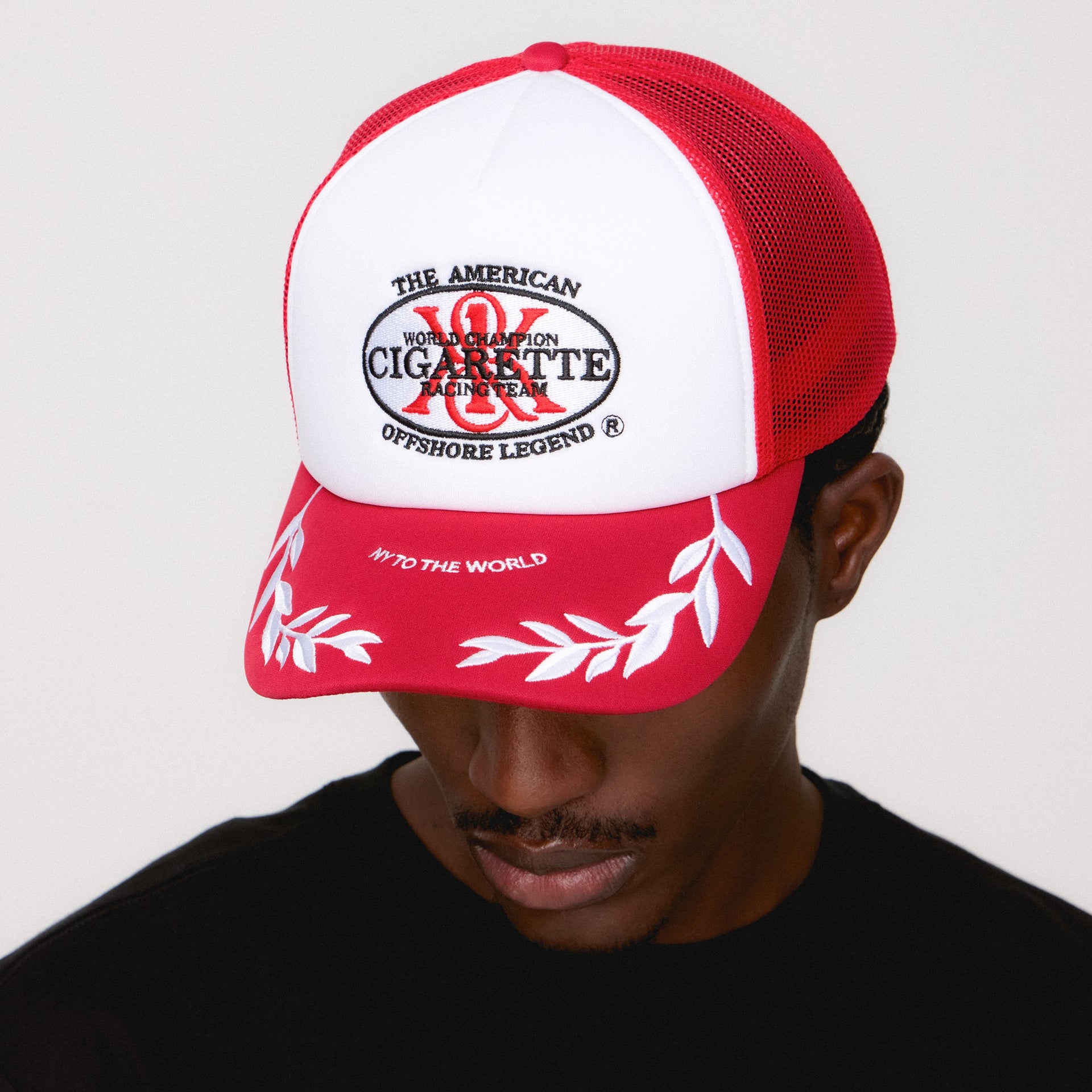 Kith for Cigarette Nolan Trucker Hat - Cinnabar