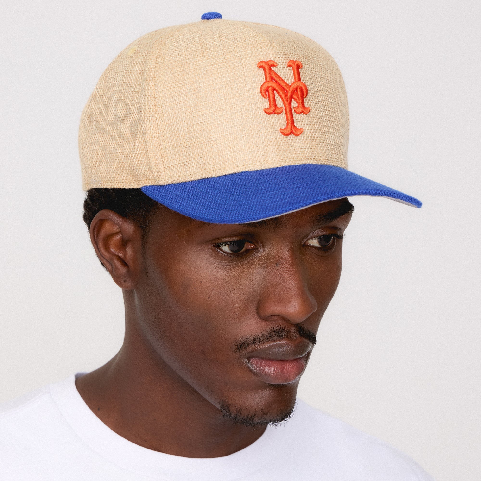 キャップ Kith & New Era the New York Mets Raffia Low Profile 59FIFTY Kith & New Era for the New York Mets Raffia Low Profile