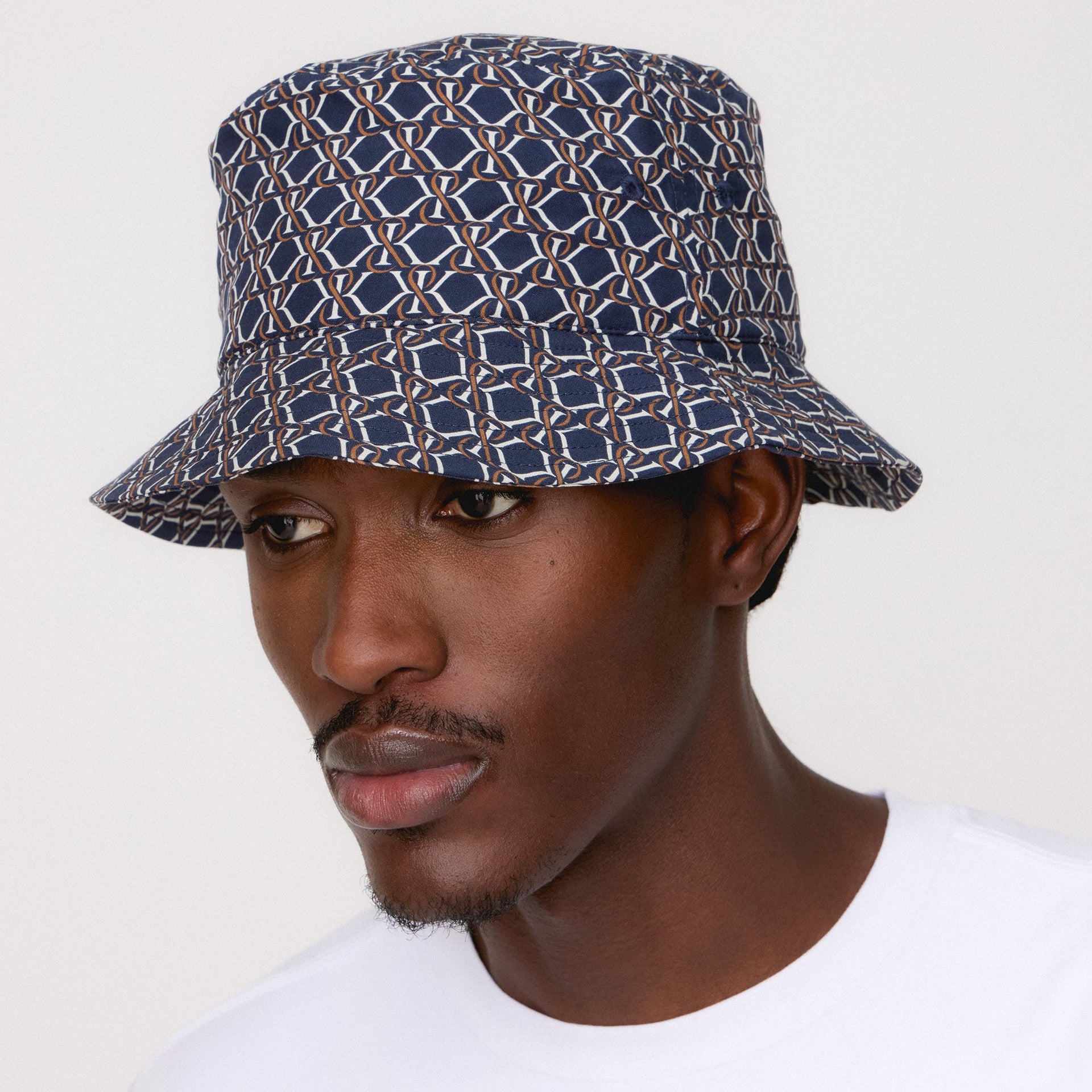 Kith Monogram Crest Dawson Bucket Hat - Nocturnal