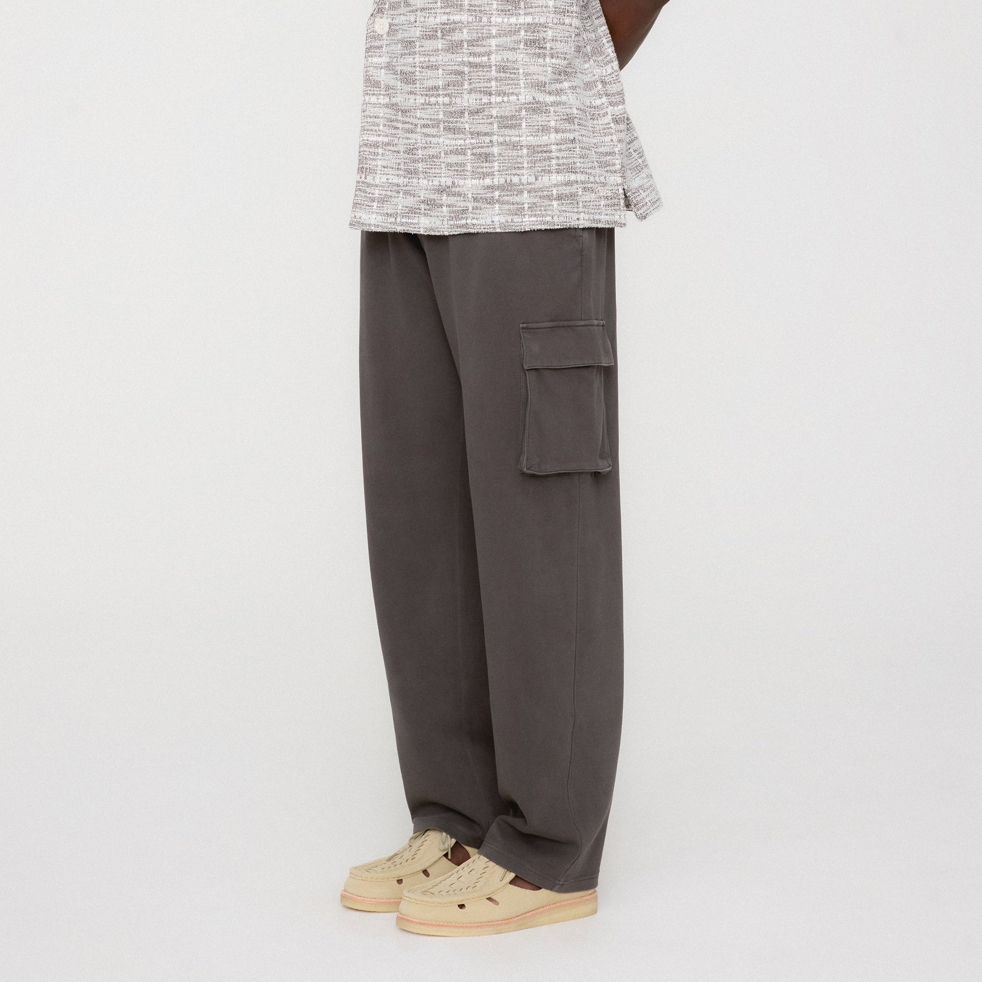 Kith Crystal Wash Interlock Bryson Cargo Pant - Somber