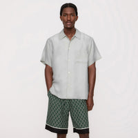 &Kin Silk Habotai Beckham Buttondown - Palais
