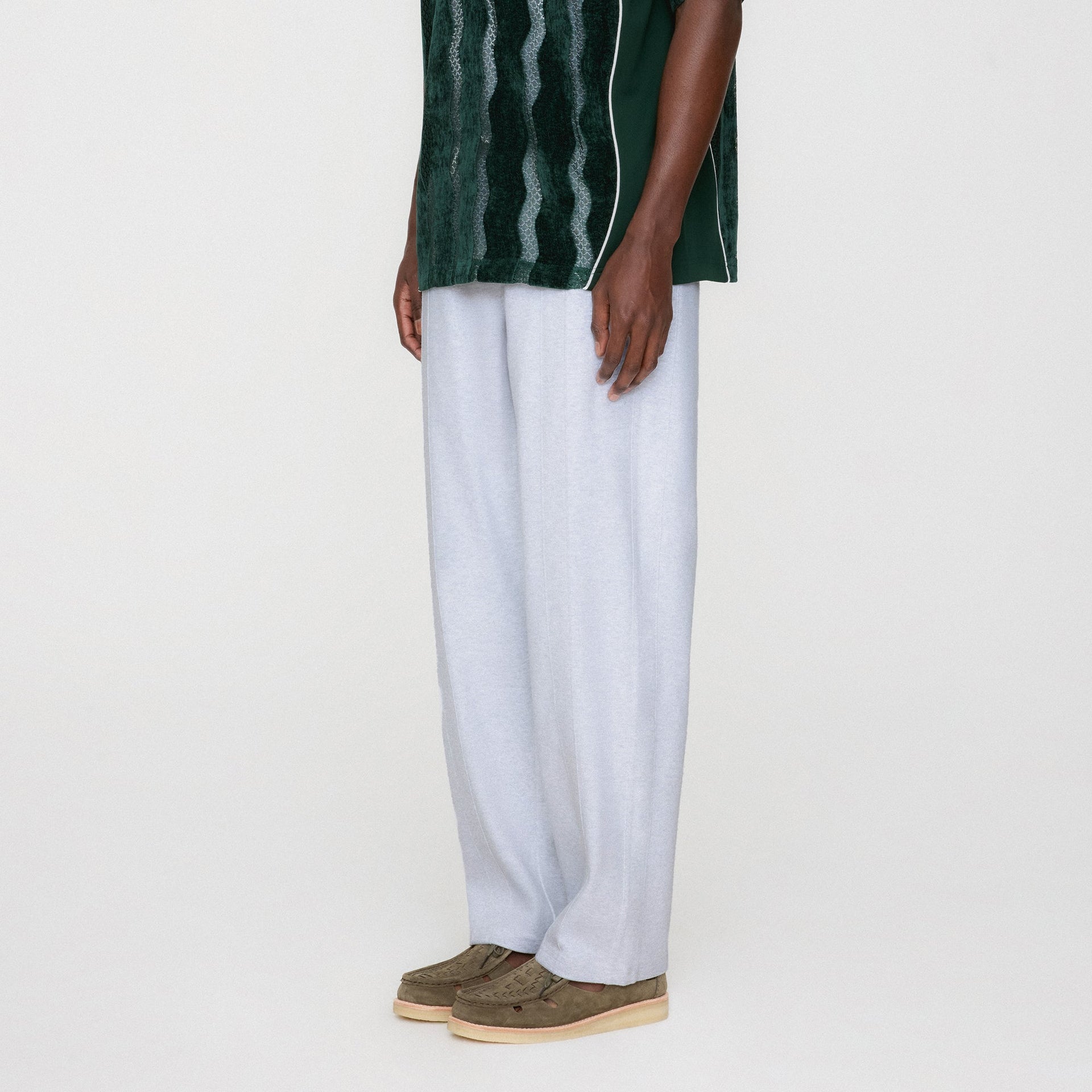 Kith Bryson Panelled Sweatpant - Light Heather Grey