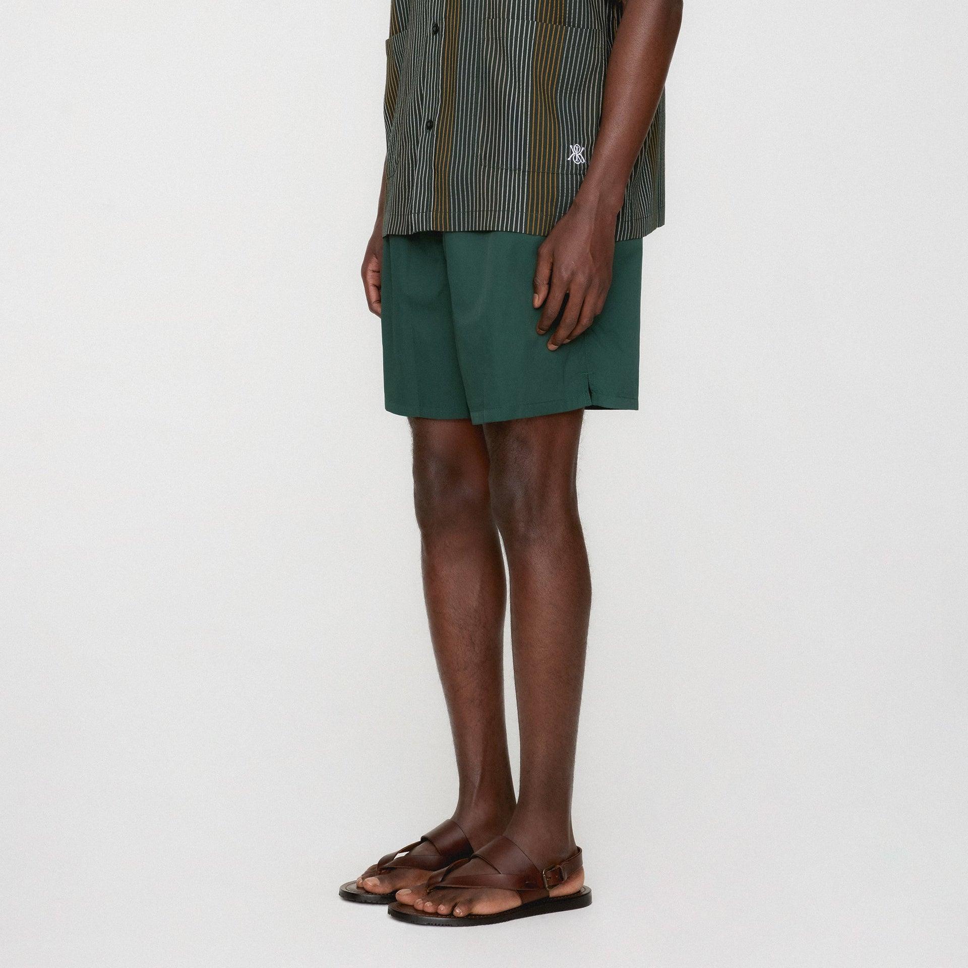 Kith Water Activated Monogram Collins Swim Short - Stadium