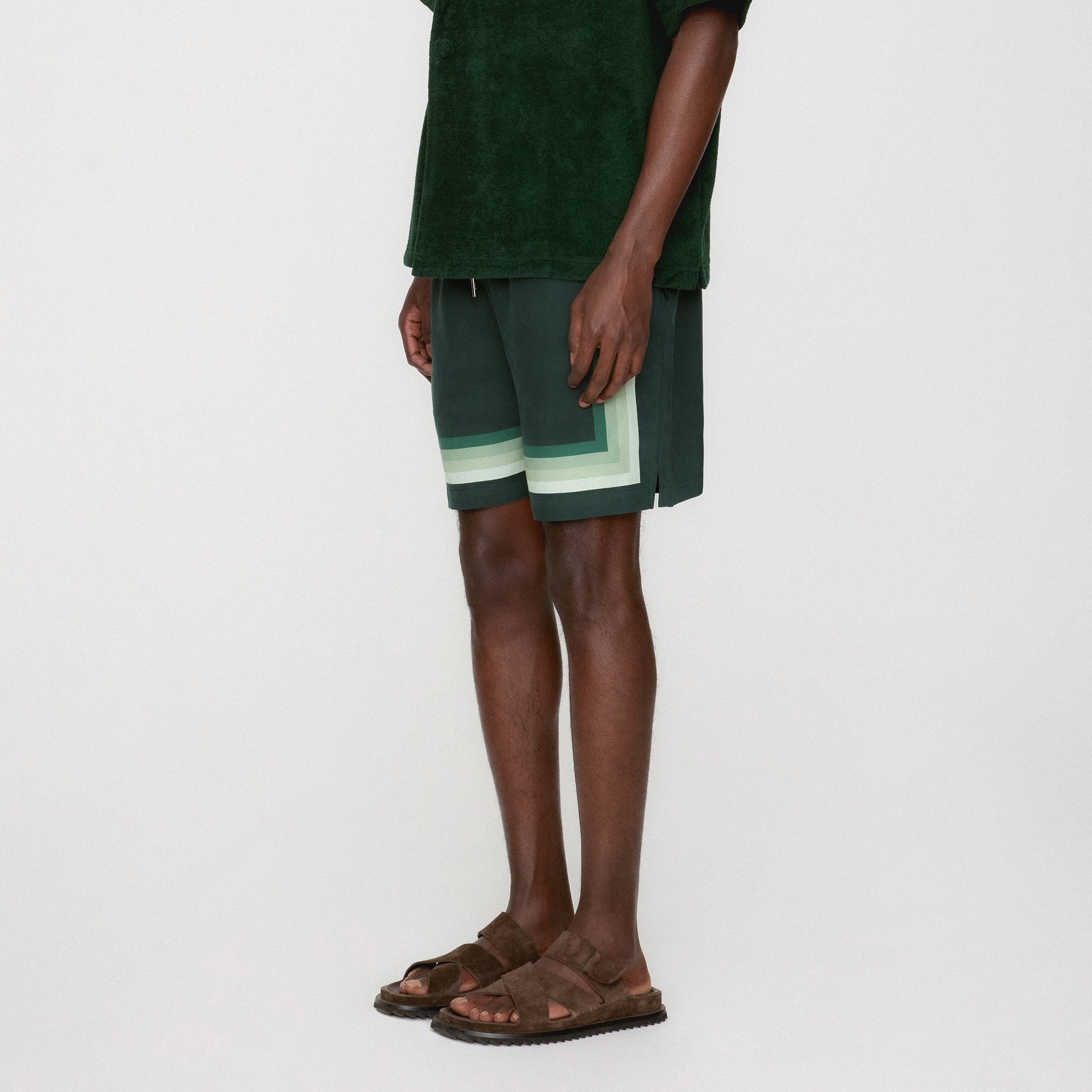 Kith Border Stripe Active Short - Stadium
