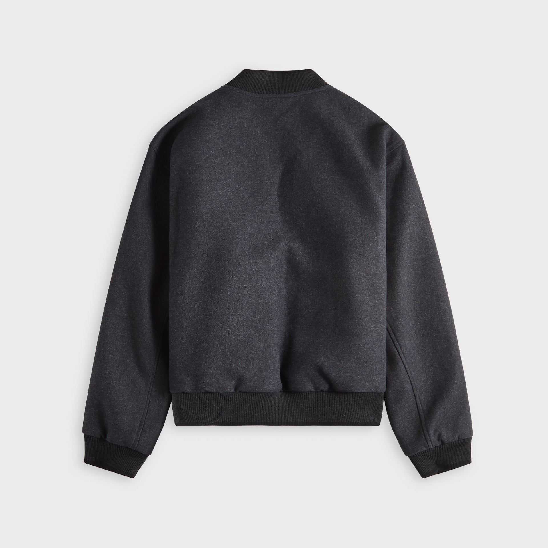 Dries Van Noten Brushed Back Twill Cotton Jacket - Dark Grey