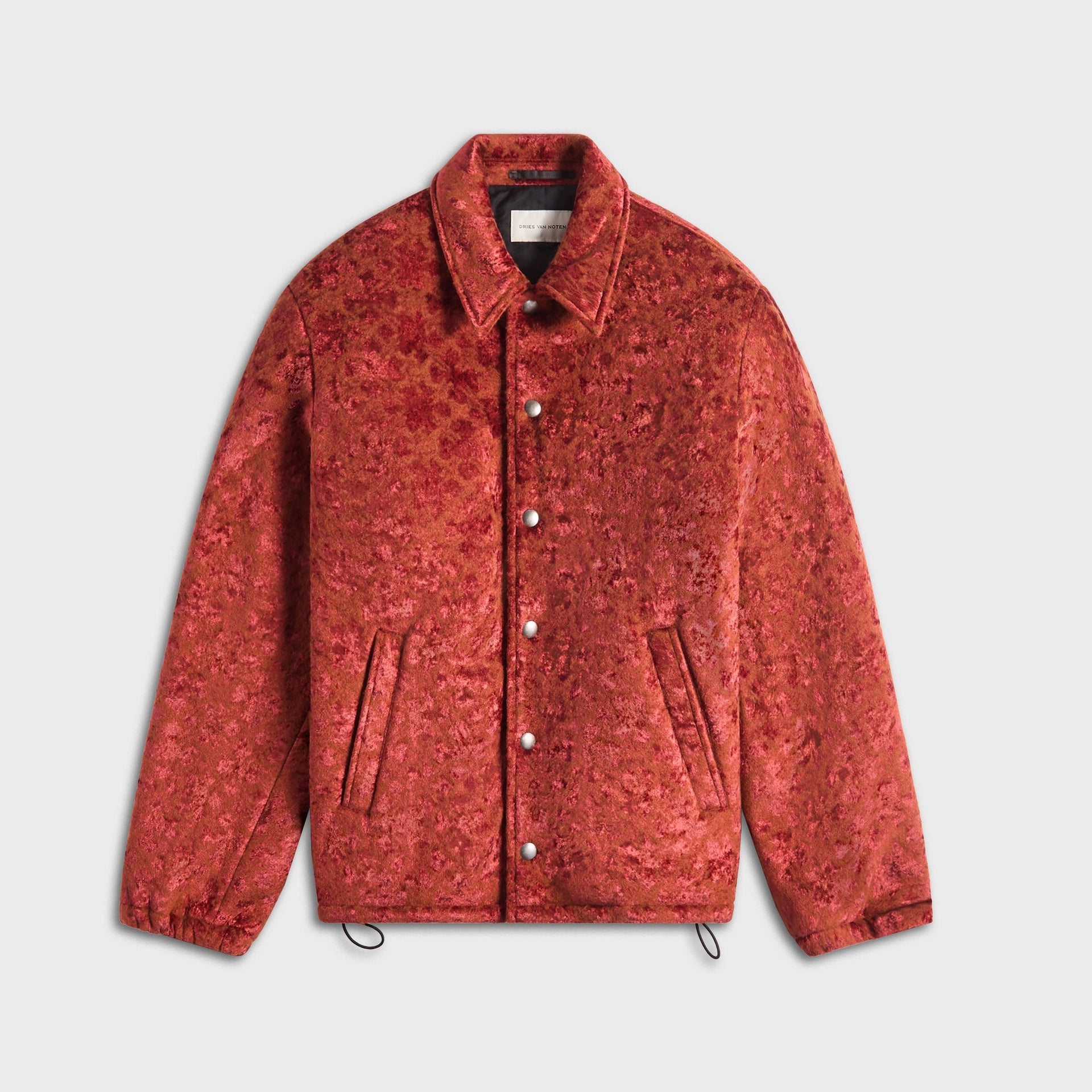 Dries Van Noten Needle Punch Jacket - Rust