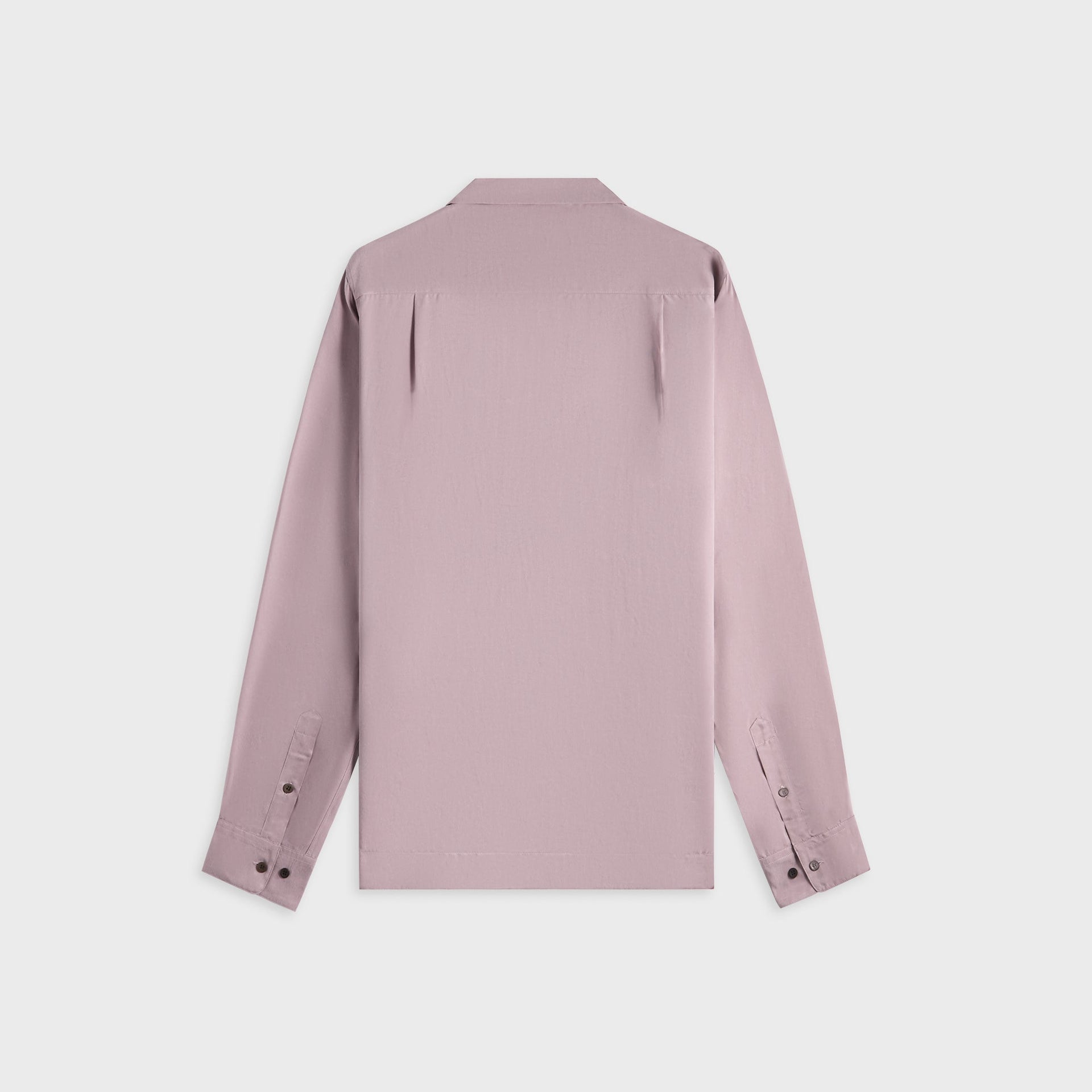 Dries Van Noten Sand Washed Cupro Shirt - Light Lilac