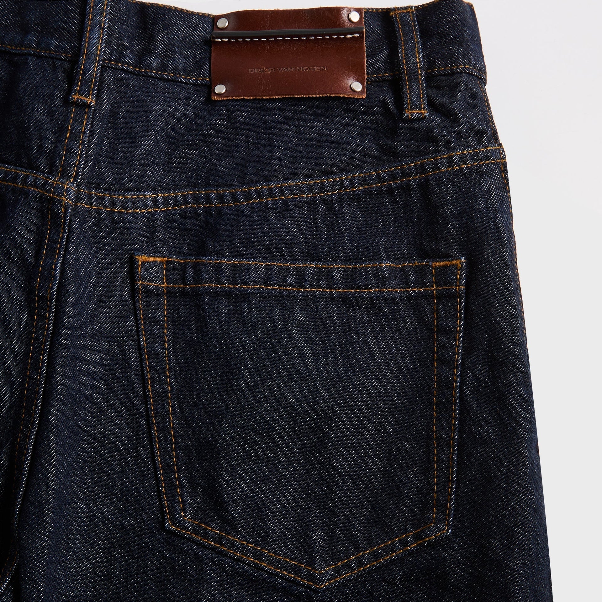 Dries Van Noten Stone Wash Pant - Indigo