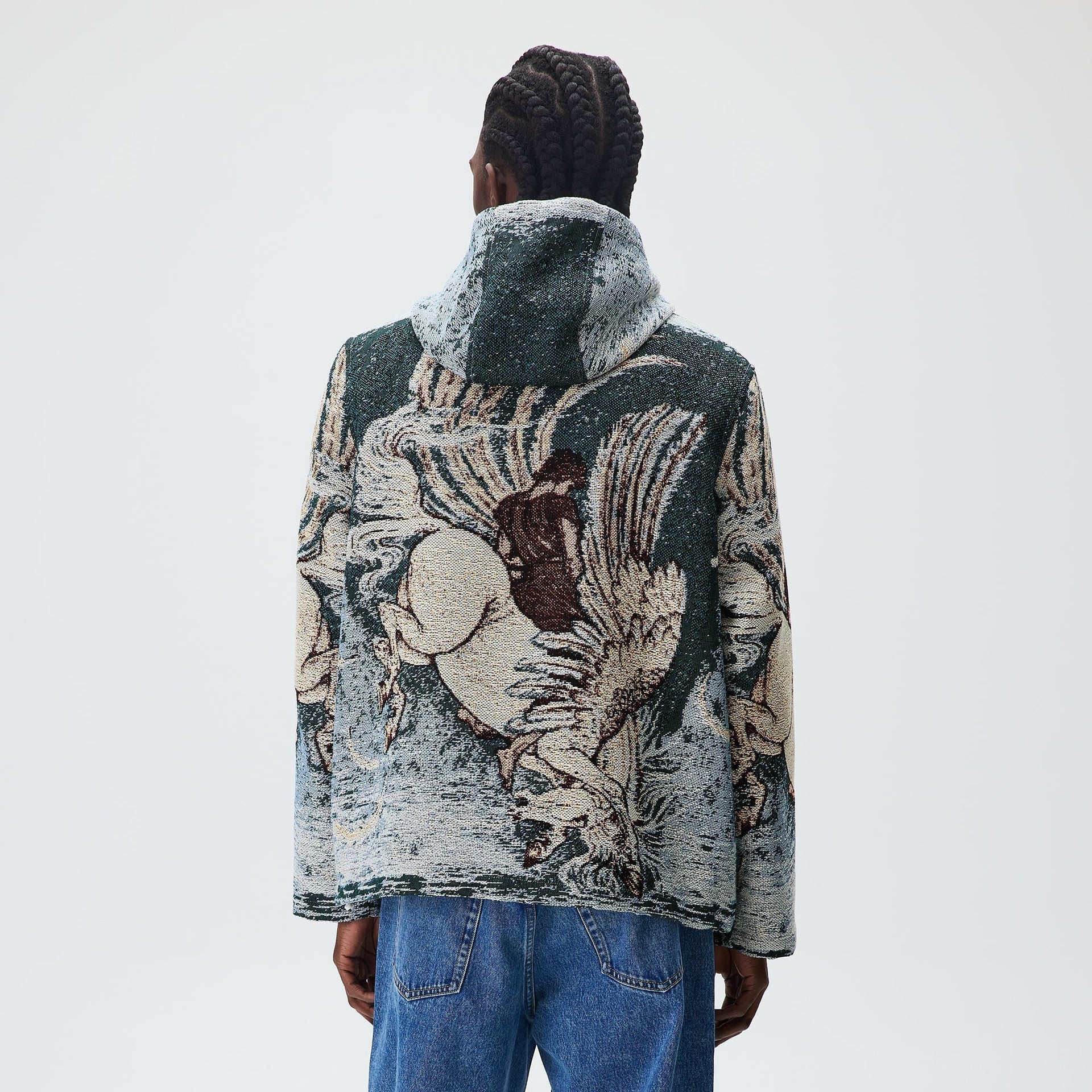Kith Braden Tapestry Full Zip Hoodie - Waffle - PH