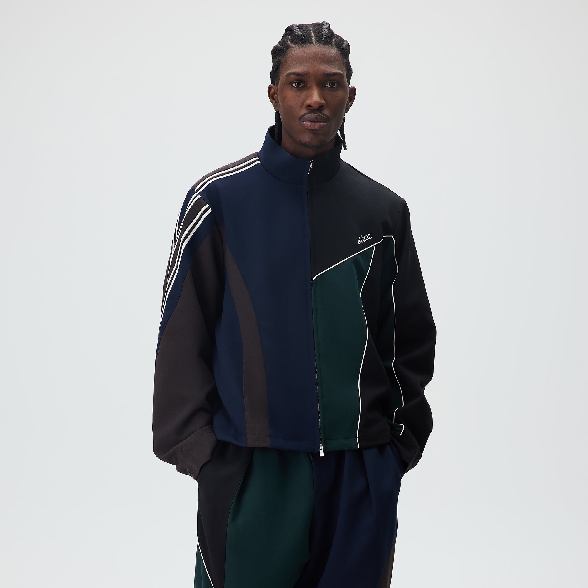 Kith Combo Madison Track Jacket - Nocturnal – Kith Europe