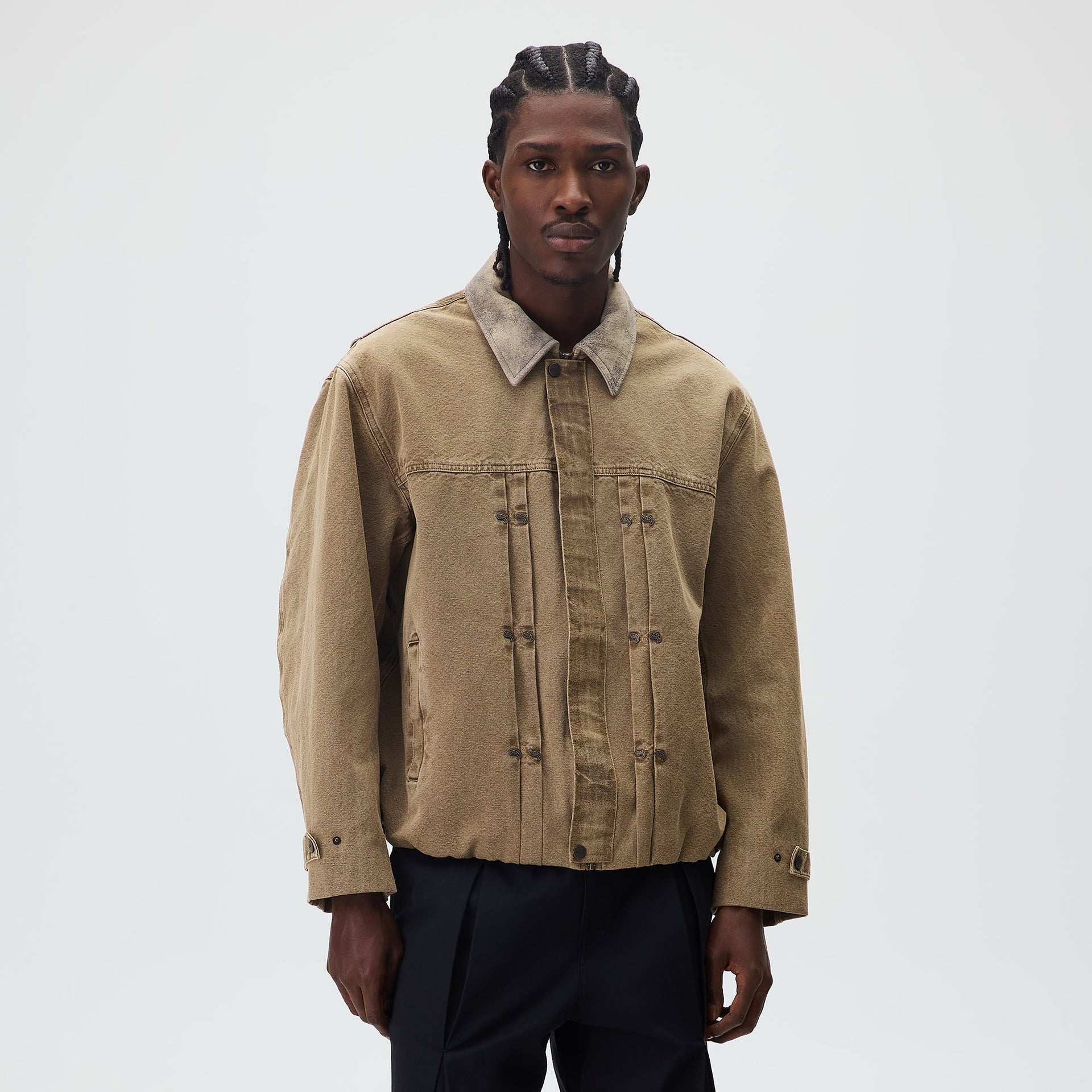 Kith Washed Canvas Ariel Blouson Jacket - Sandalwood - PH