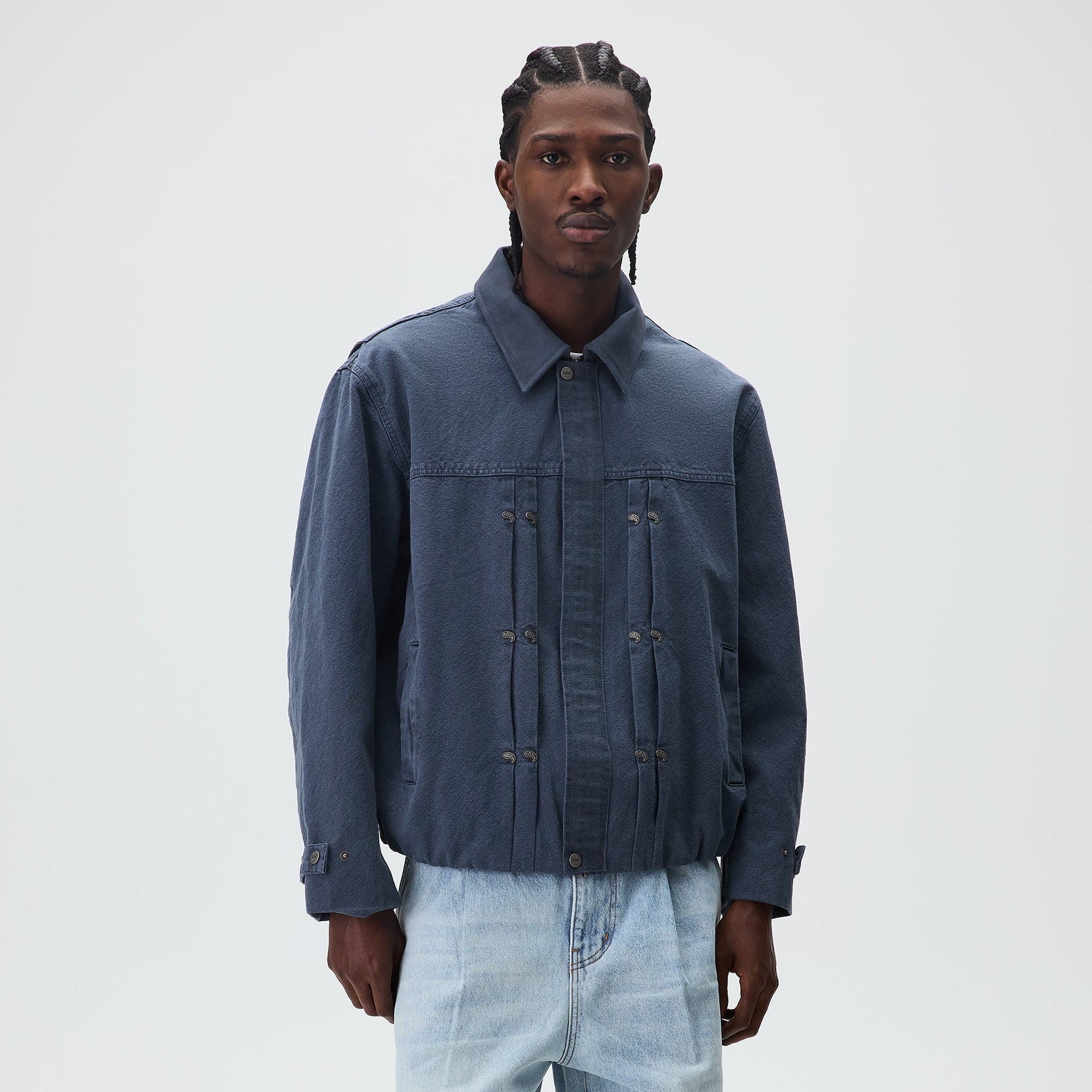 Kith Washed Canvas Ariel Blouson Jacket - Placid