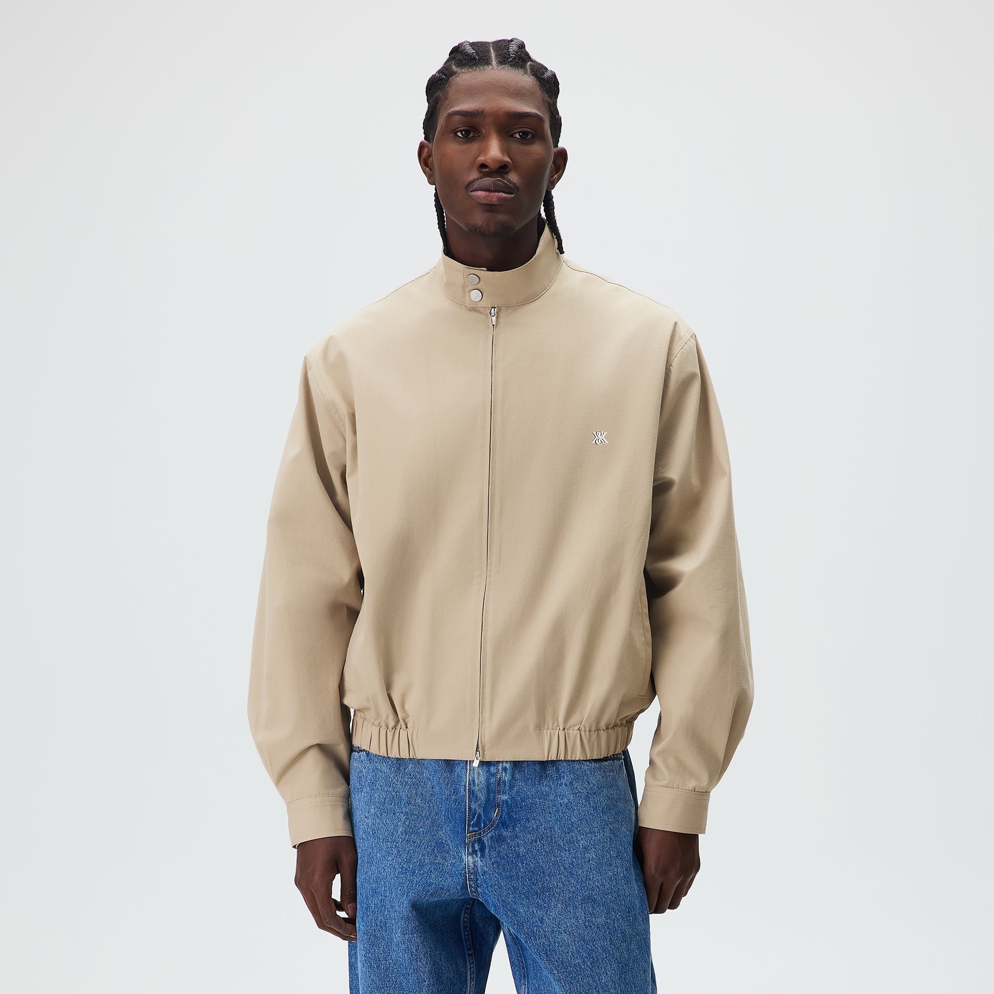 Kith Brushed Cotton Ashker Jacket - Taupe – Kith Europe
